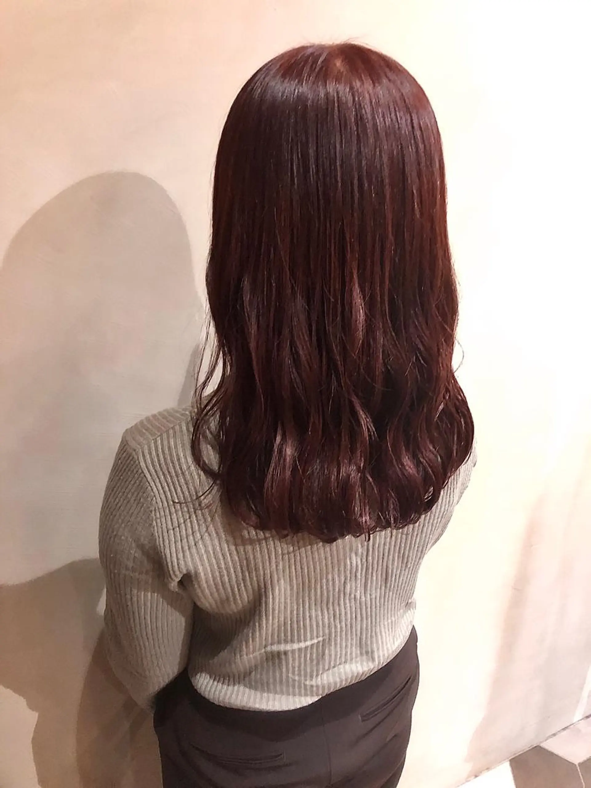 セミロング シンタニ ナオトのヘアスタイル