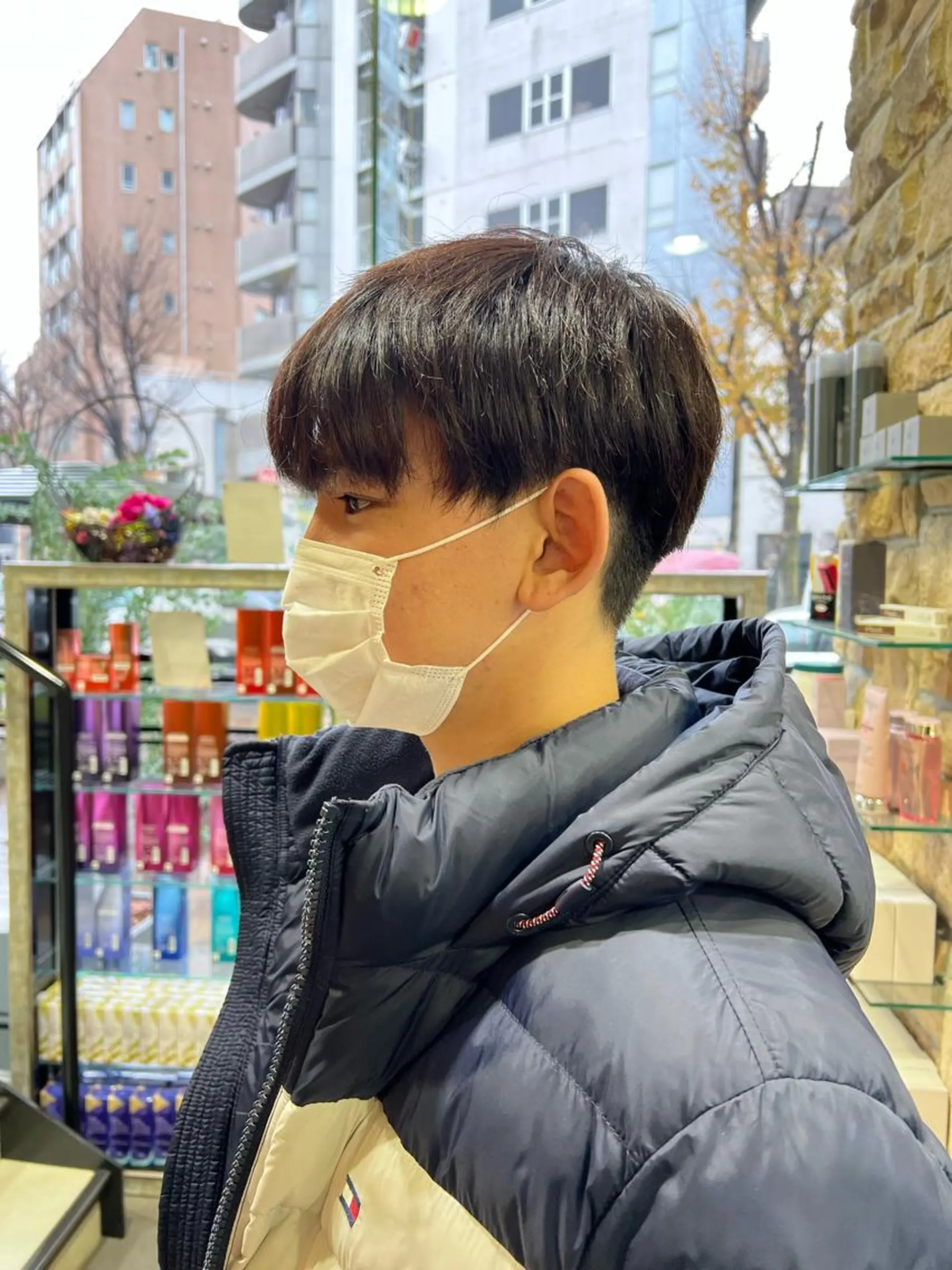 ショート メンズ 韓国ネイル🤎 ワンホン🩷くれはのネイルデザイン