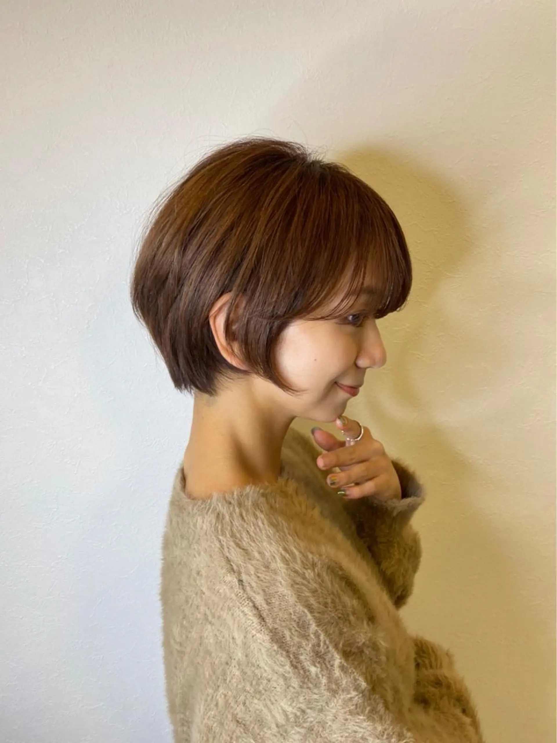 ショート LATTE所属・垢抜け顔周り／韓国 ヘア𝑺𝒂𝒌𝒊のヘアスタイル