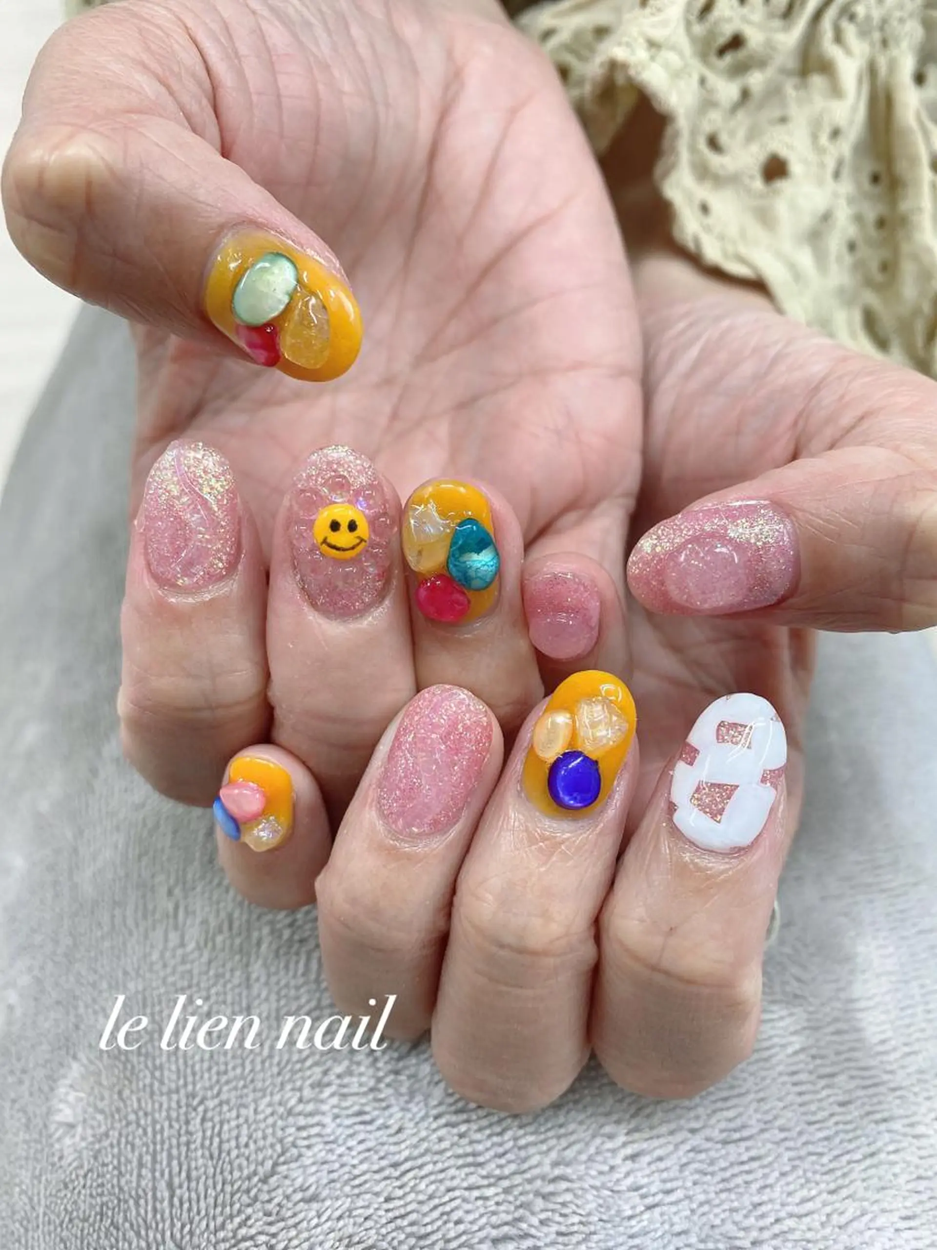 ネイル 持ち込み le lien nailのネイルデザイン