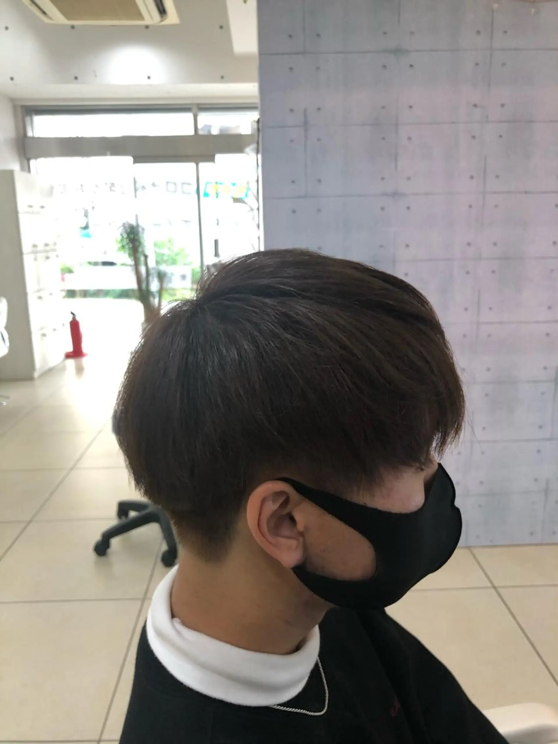 ショート カラー メンズ 髪質改善× レイヤーカット溝江のヘアスタイル
