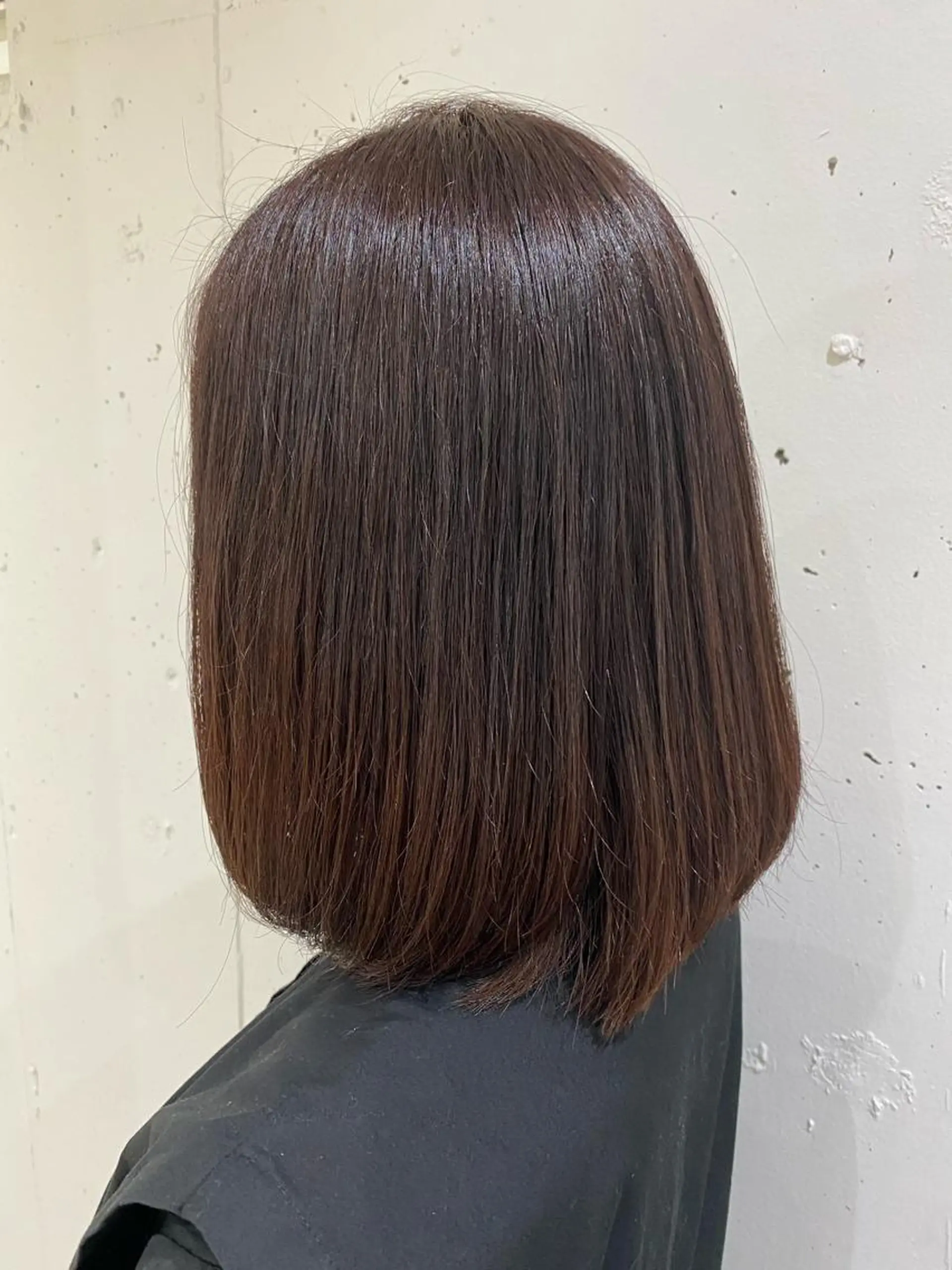 ミディアム カラー ブラウンカラー ピンクカラー ピンクブラウン 中西 きょうかのヘアスタイル