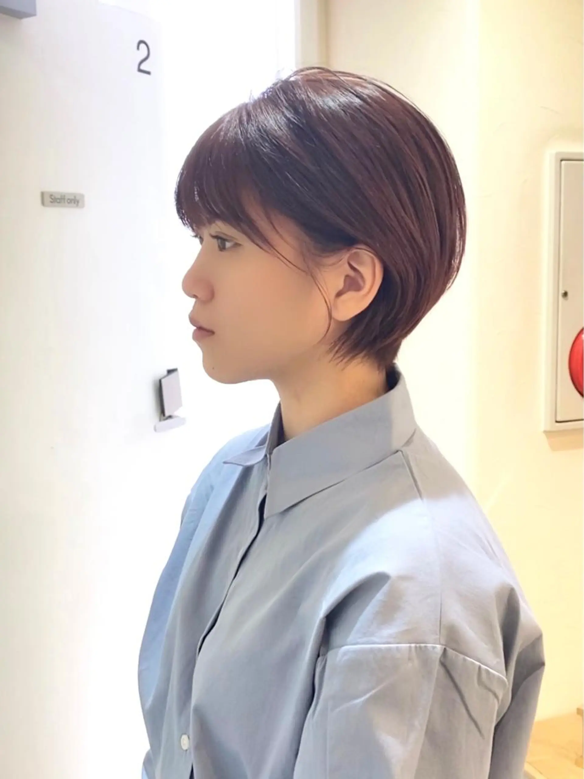 ショート カラー 丸みショート ボブ ショートヘア ✨BASSA 【高田馬場】✨のヘアスタイル
