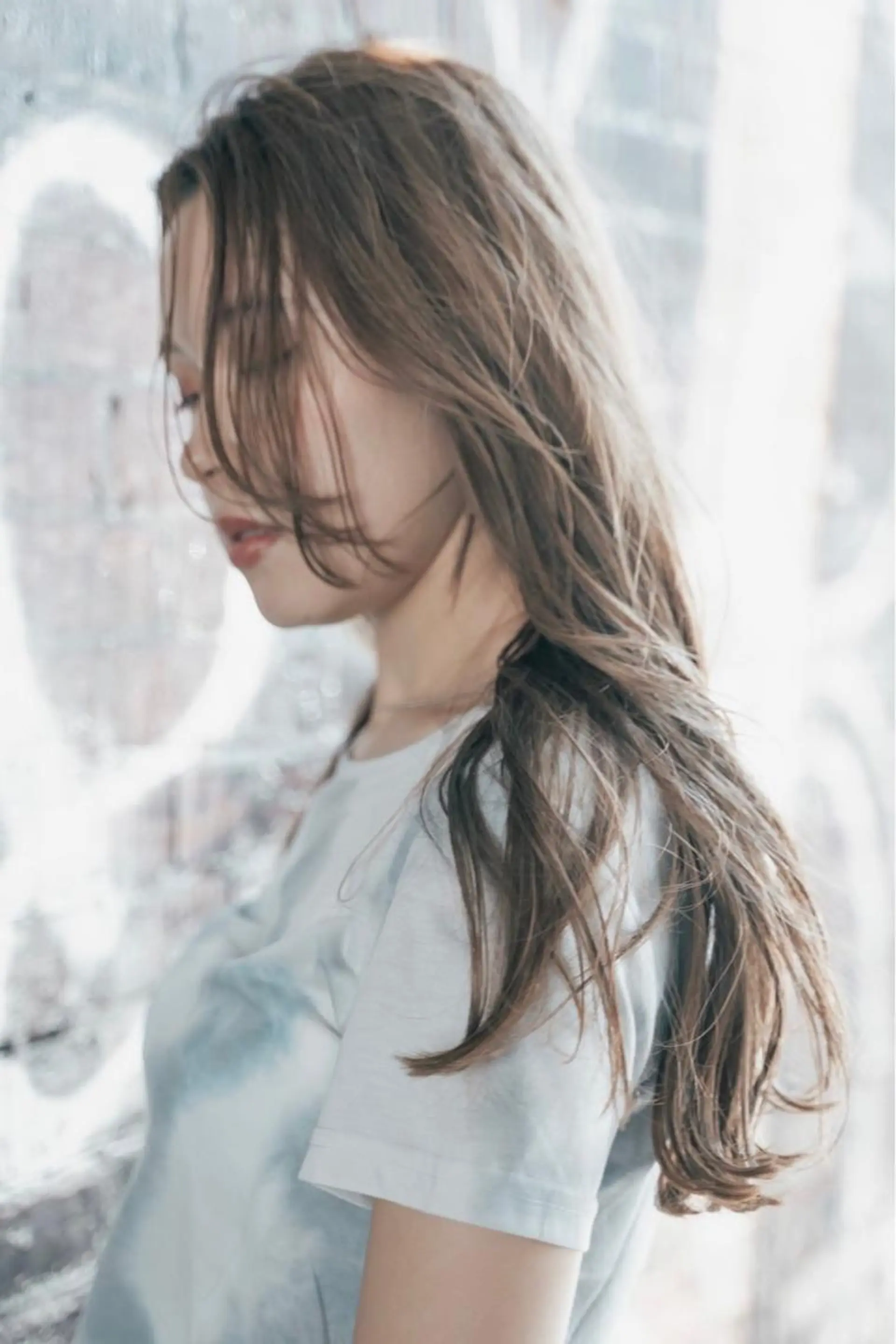 ロング 韓国風ヘア カット ヘアカラー トリートメント ヘッドスパ ヘアセット 山口 竣也のヘアスタイル