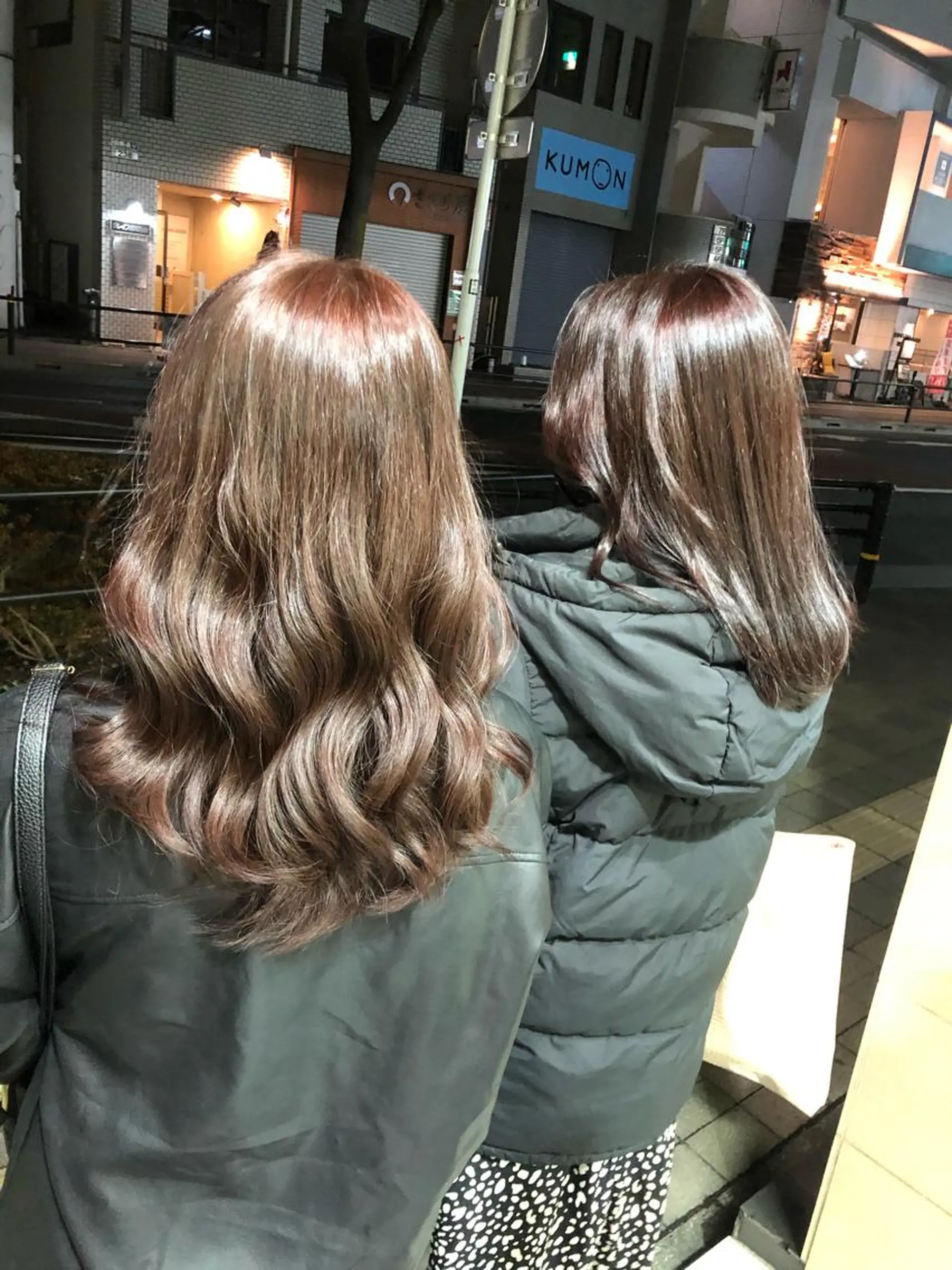 ロング カラー ヘアアレンジ ブラウンカラー ラベンダーカラー レッドカラー レッドブラウン ヘアカラー チャンモリパーマ/韓 国/Minami🦋のヘアスタイル