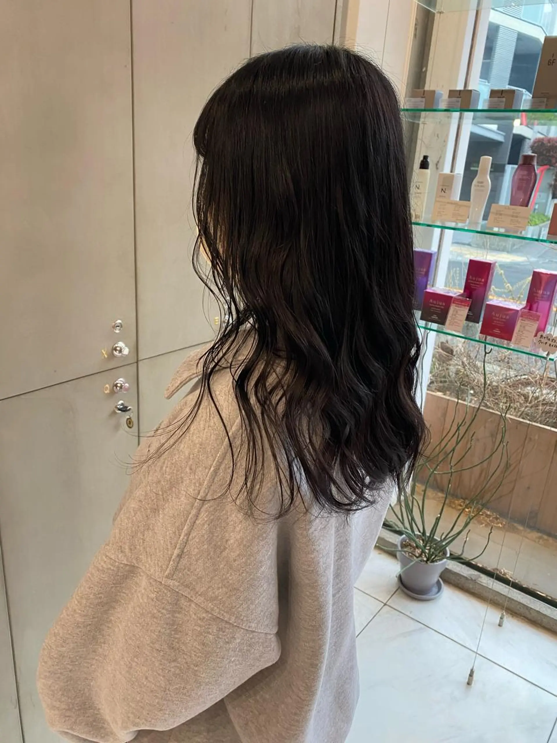 セミロング カラー ヘアカラー アオヌマミユ☁️ /ボブ/ハイトーン/のヘアスタイル