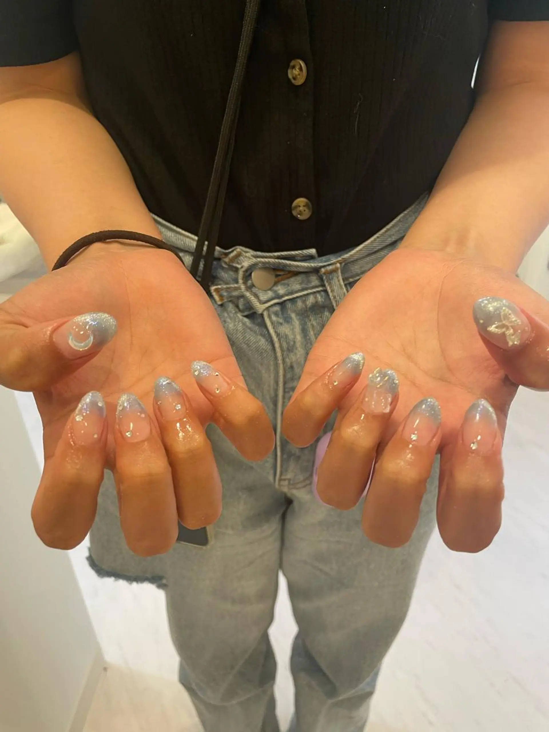 ネイル 束感まつ毛/ネイル/ LED♥KIRARAのマツエク・マツパデザイン