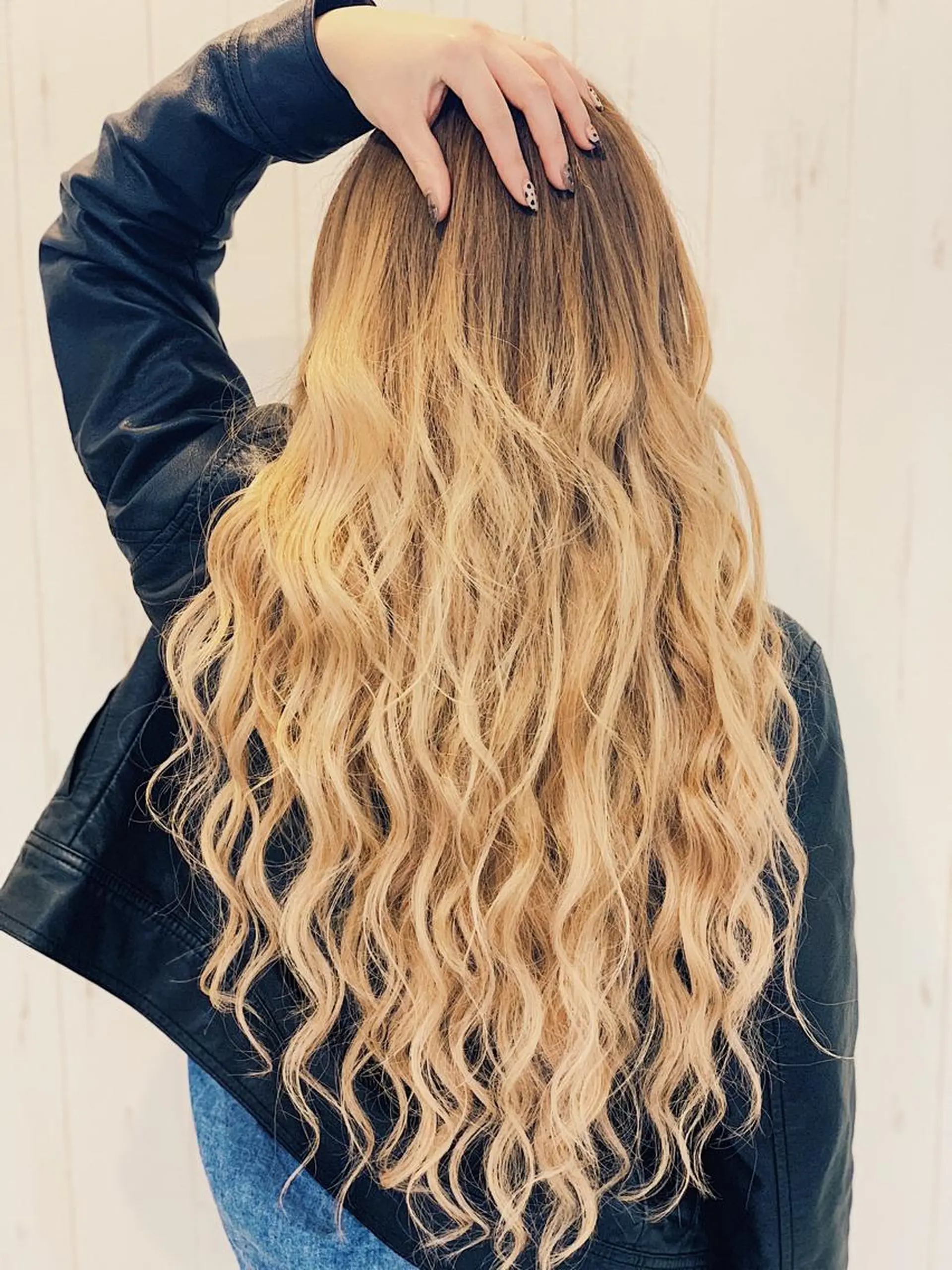ロング ヘアアレンジ シールエクステ エクステ ロング レミーエクステ大阪 Device梅田のヘアスタイル