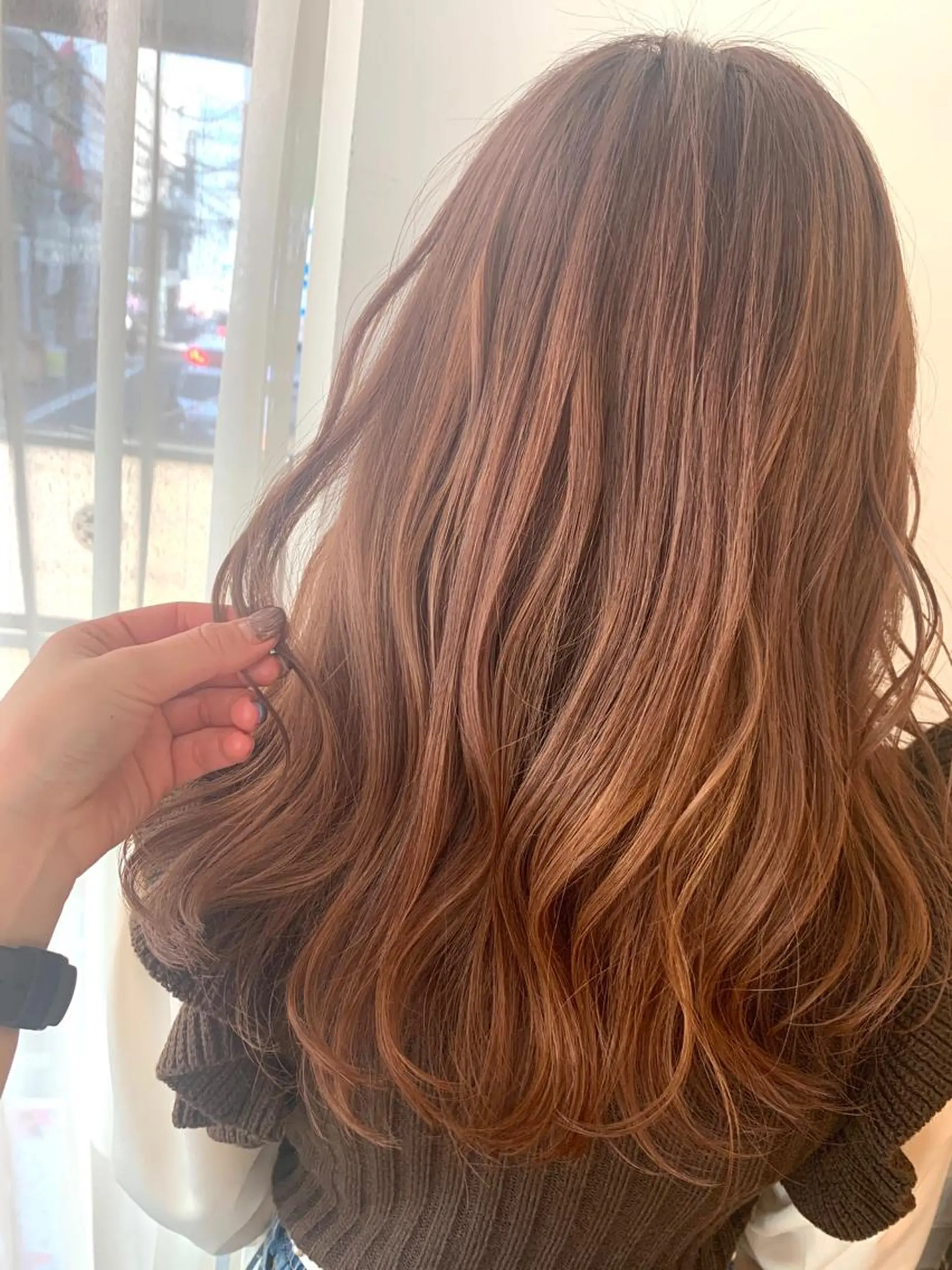 カラー ブラウンカラー ダブルカラー ヘアカラー ✨カラー支持No.1 🧸ワキ カナコ🧸のヘアスタイル