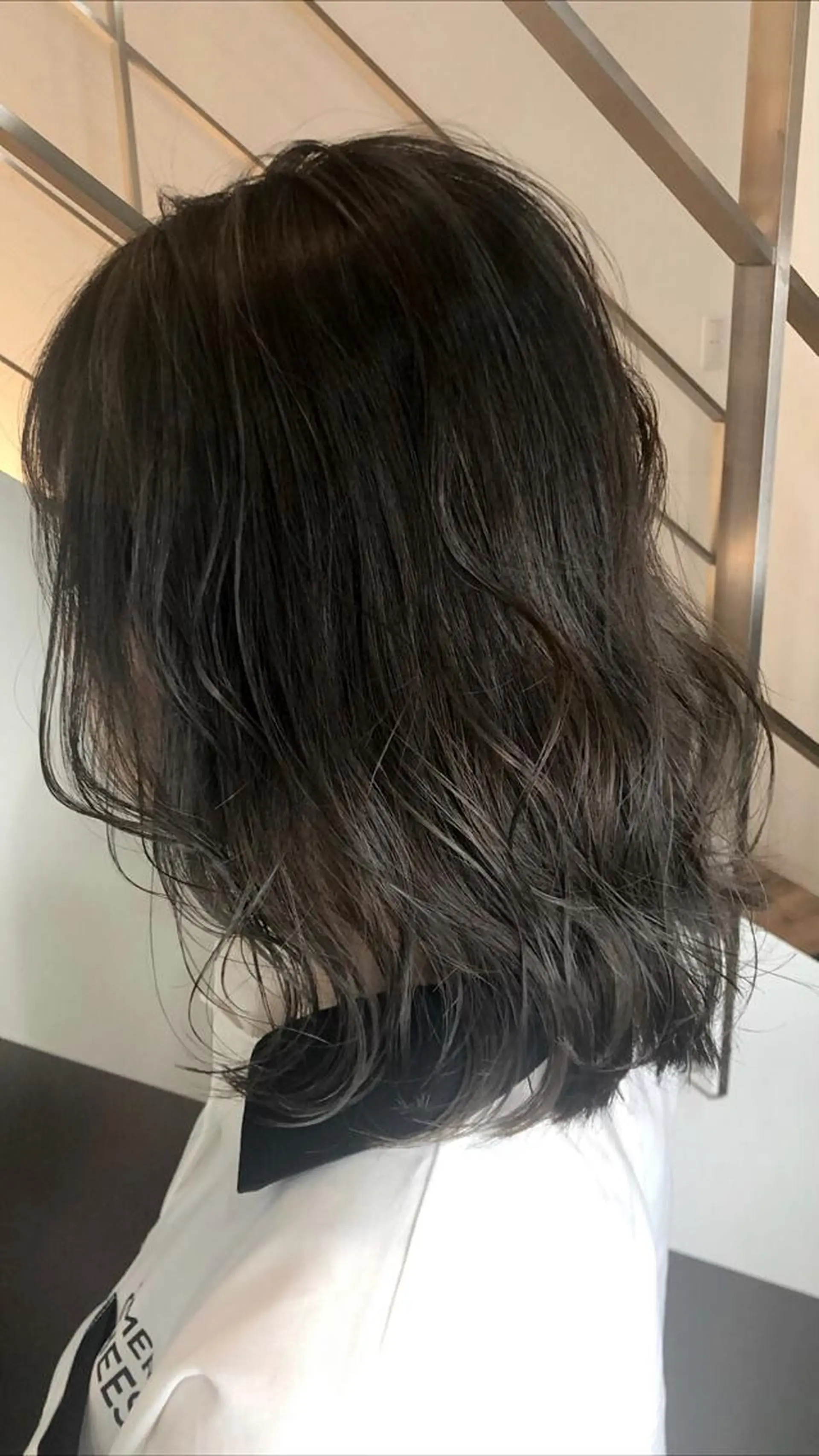 ミディアム ヘアカラー トリートメント 髪質改善N°rico 杉本怜美のヘアスタイル