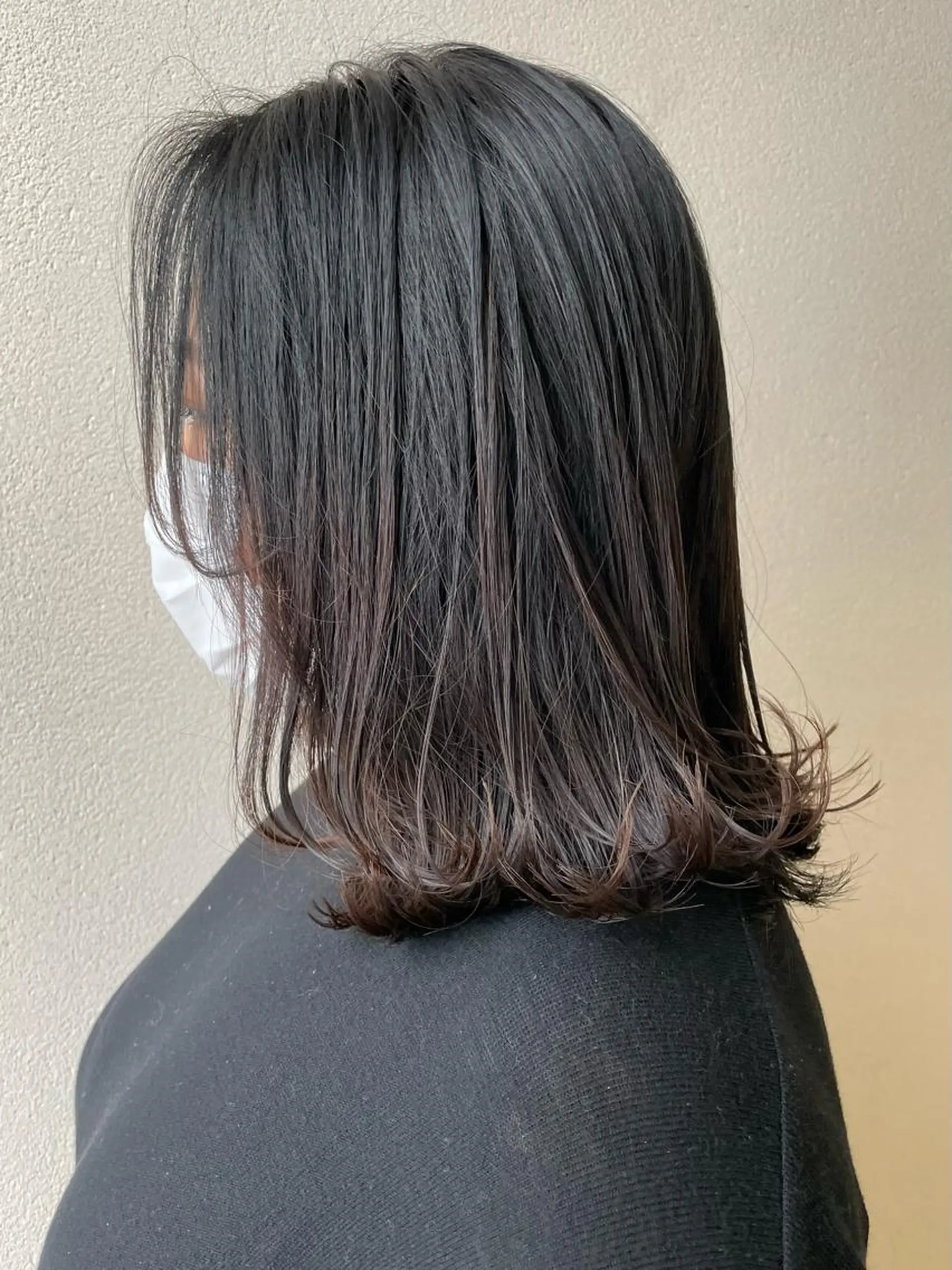 ミディアム ボブ 沢田 瞳のヘアスタイル