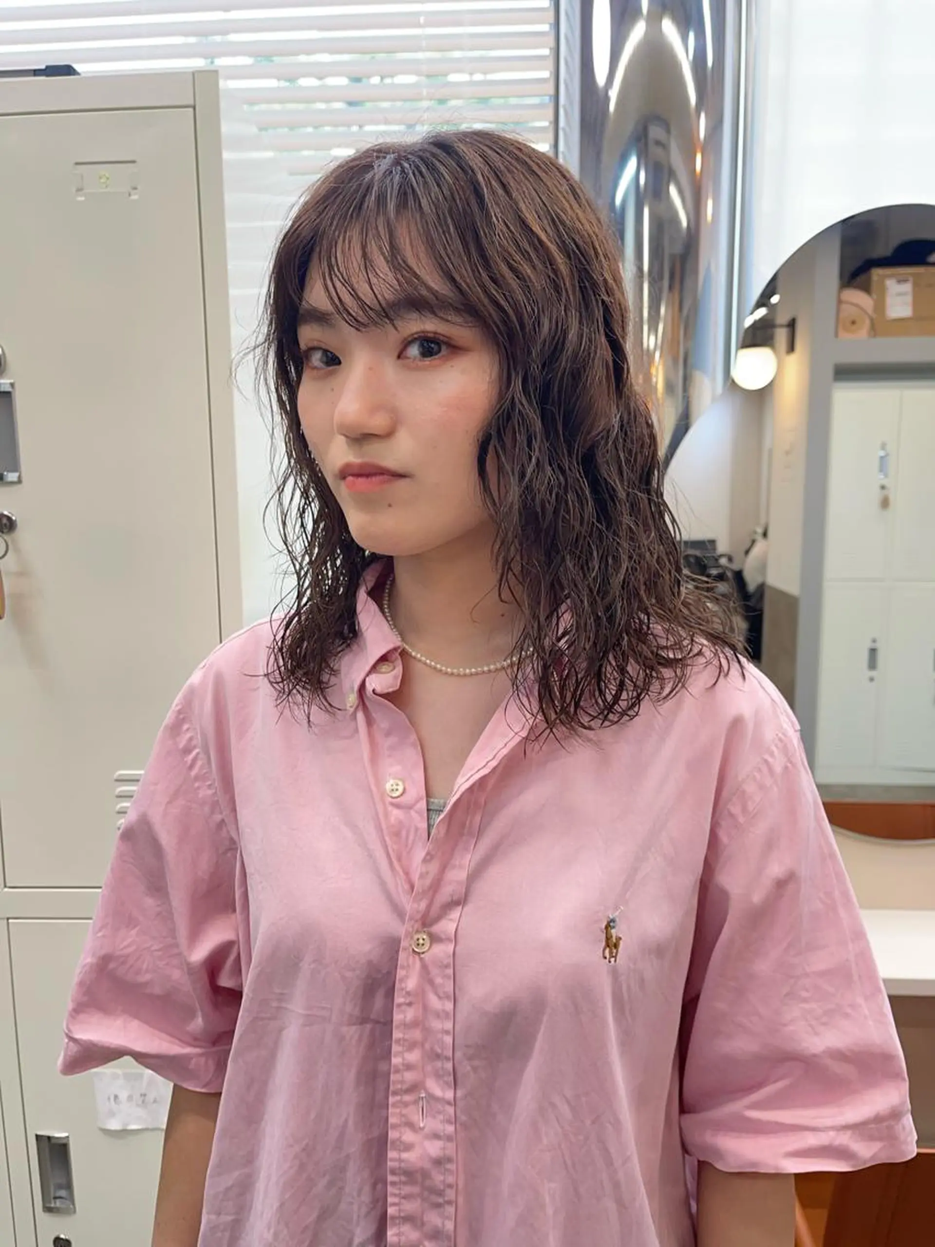 ミディアム パーマ ミディアムパーマ スパイラルパーマ カット パーマ Peyp所属・早瀬 裕之のヘアスタイル