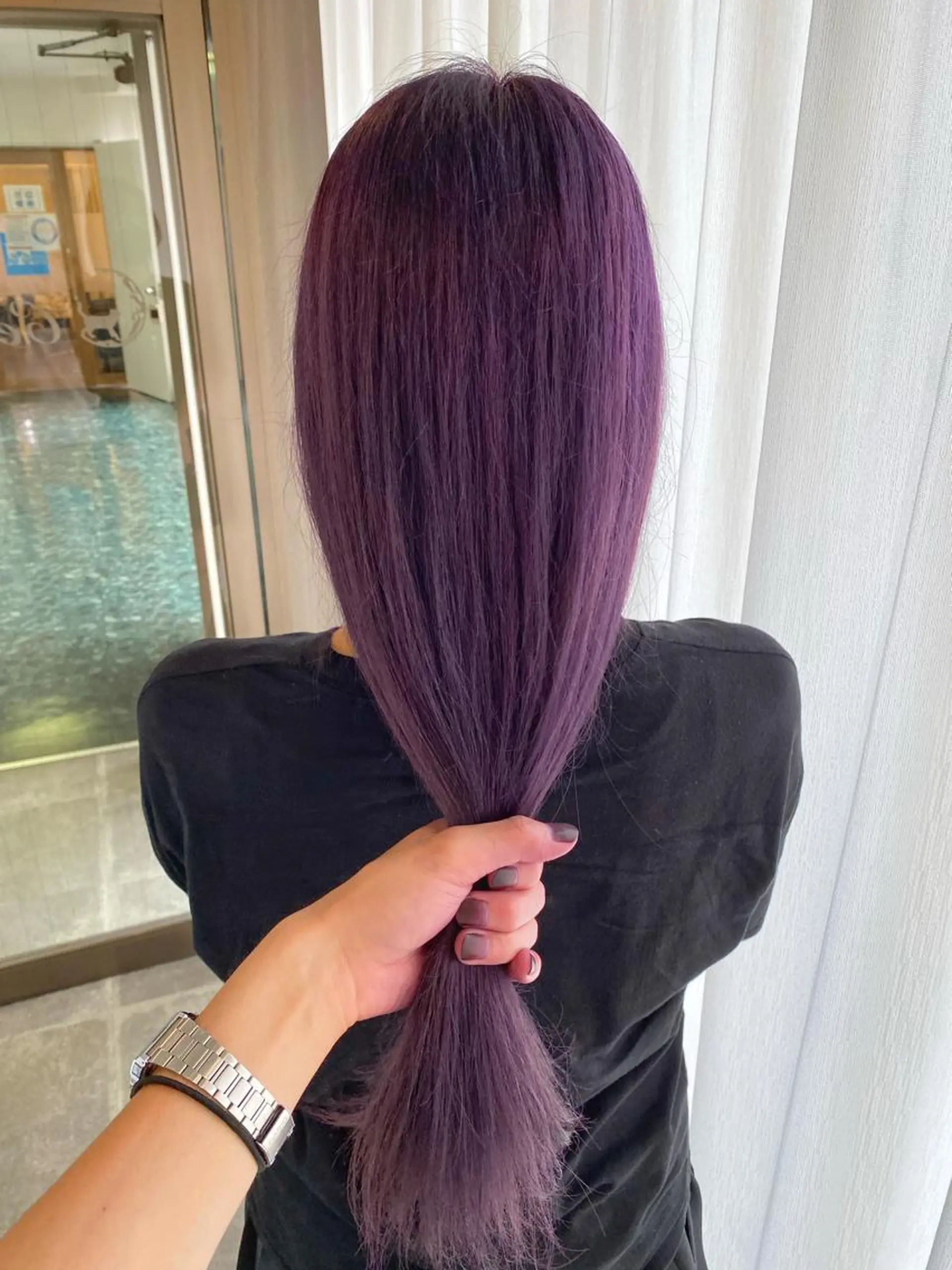 ミディアム カラー メンズ バイオレットカラー cecil hair 難波店所属・髪質改善透明感カラー /SHOGO☀️のヘアスタイル