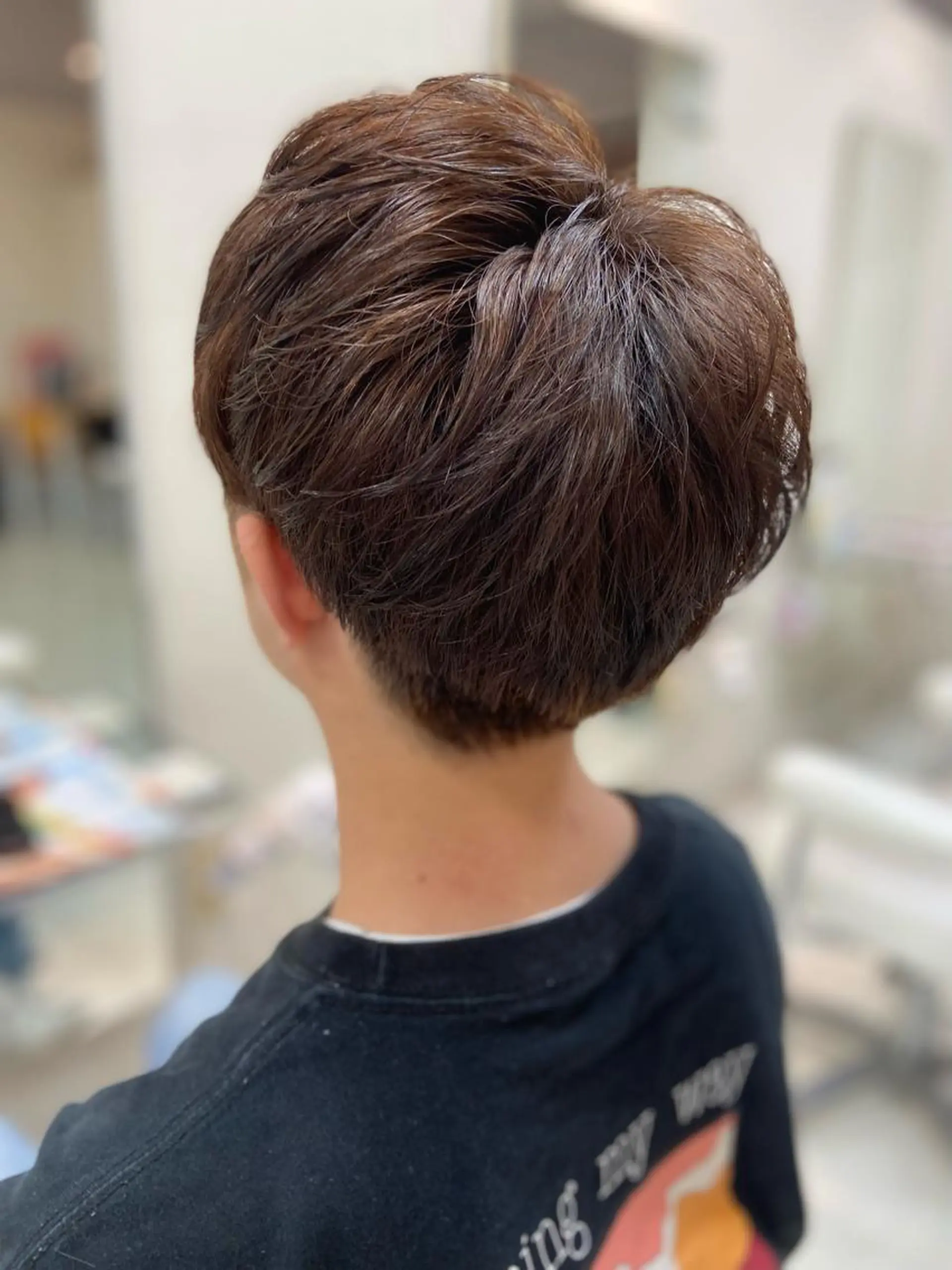 カラー メンズ マッシュ 菊地 美憂のヘアスタイル