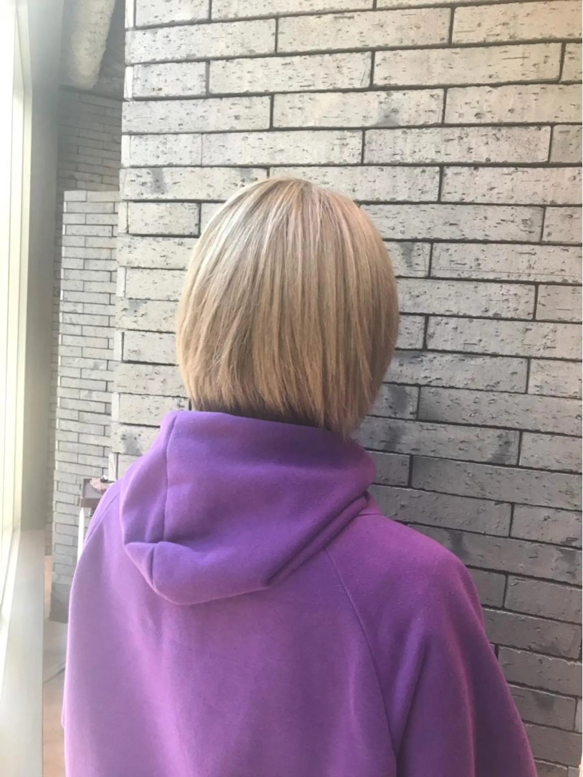 ミディアム カラー EMANON新宿南口所属・🦄中性ウルフ ☁️Shiori🦄のヘアスタイル