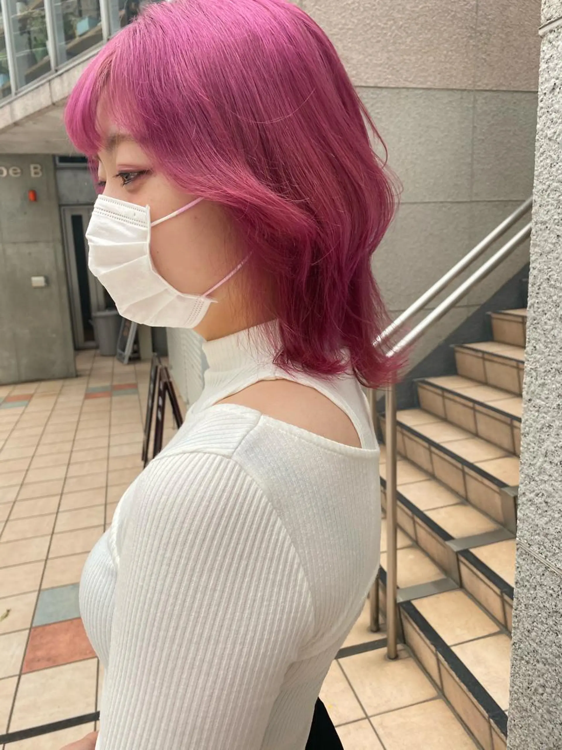 ミディアム カラー 💗💗韓国レイヤー yu-ki💗💗のヘアスタイル