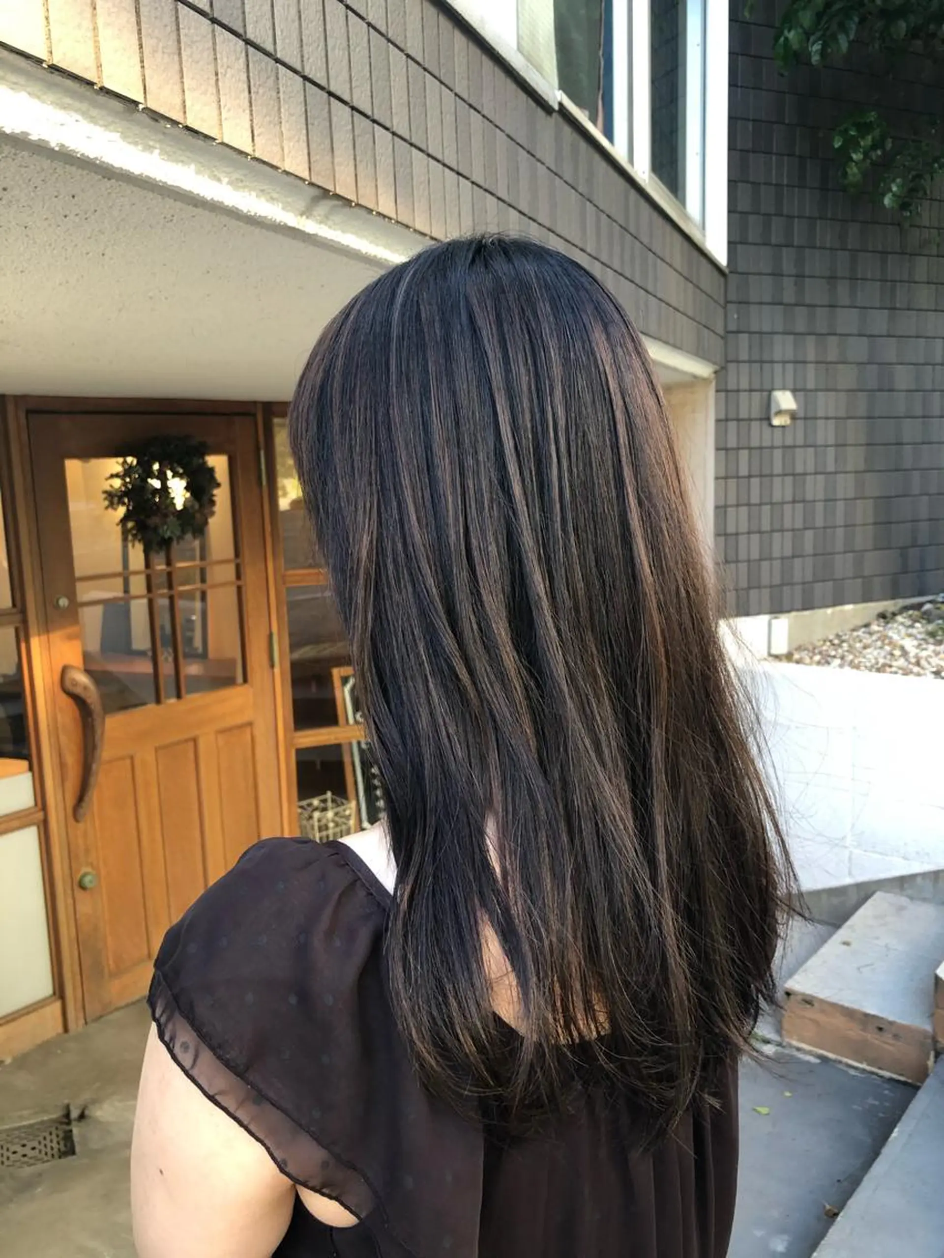 カラー ブリーチ ハイライトカラー ブリーチなしカラー ヘアカラー トリートメント FUJINO RYOのヘアスタイル