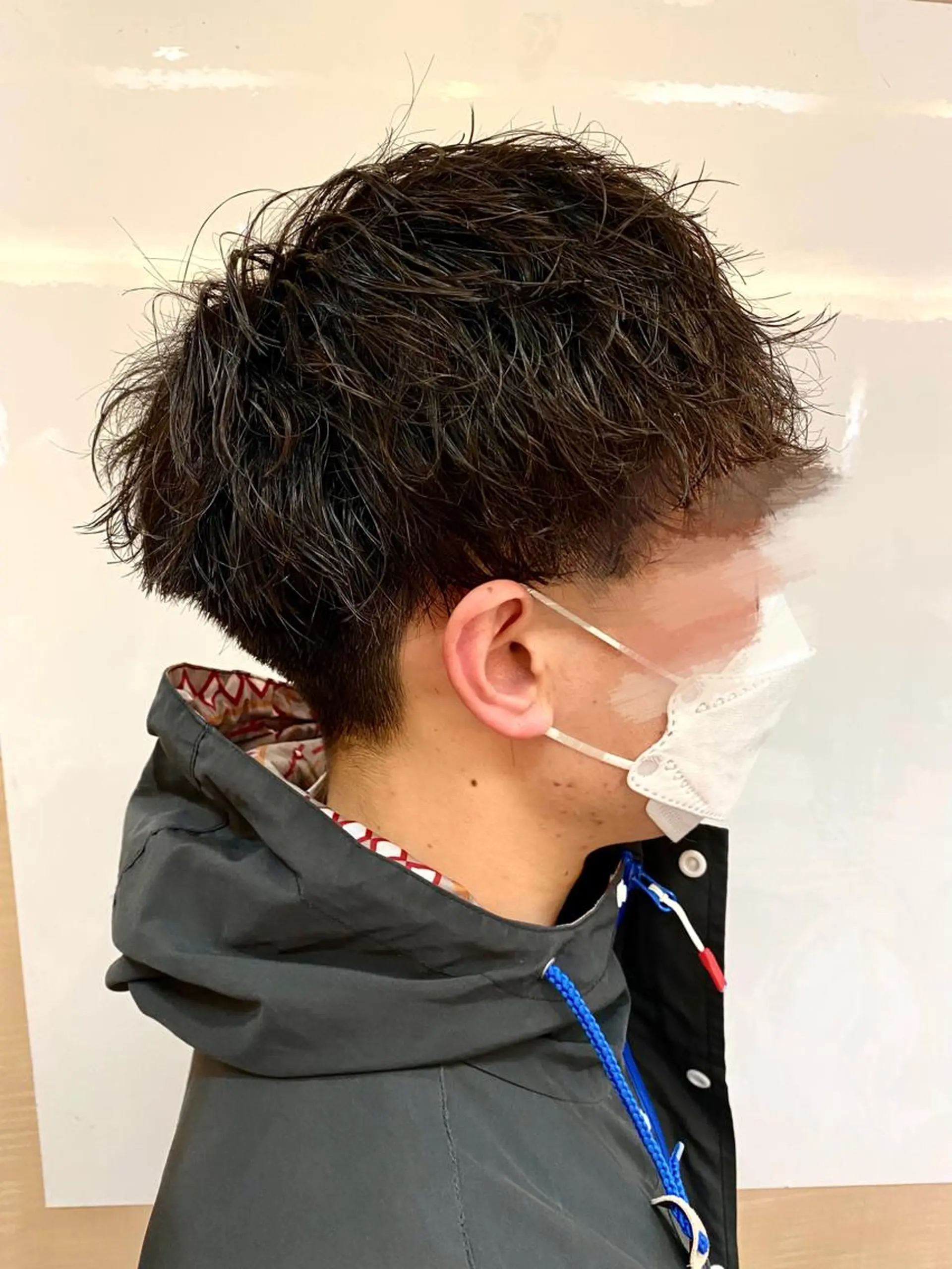 ショート パーマ メンズ メンズパーマ スパイラルパーマ 田中 美穂のヘアスタイル