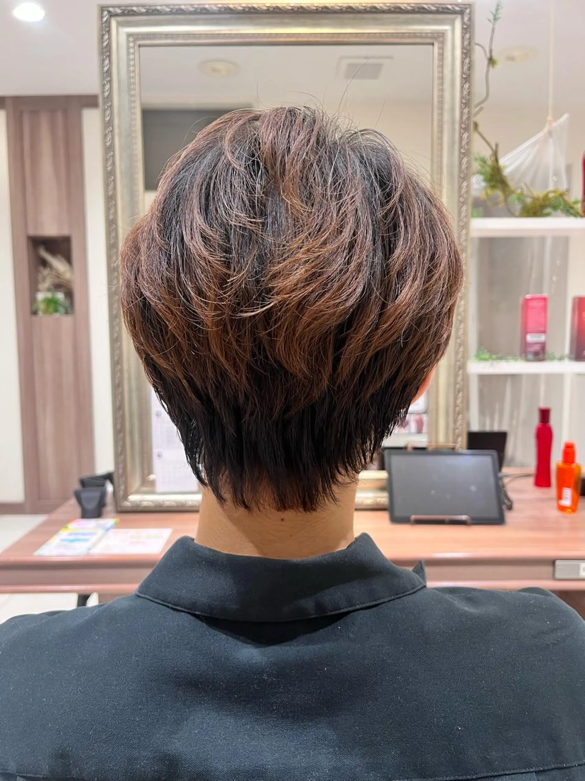 ショート メンズ ナチュラル暖色カラー 🤎 佐藤栞のヘアスタイル