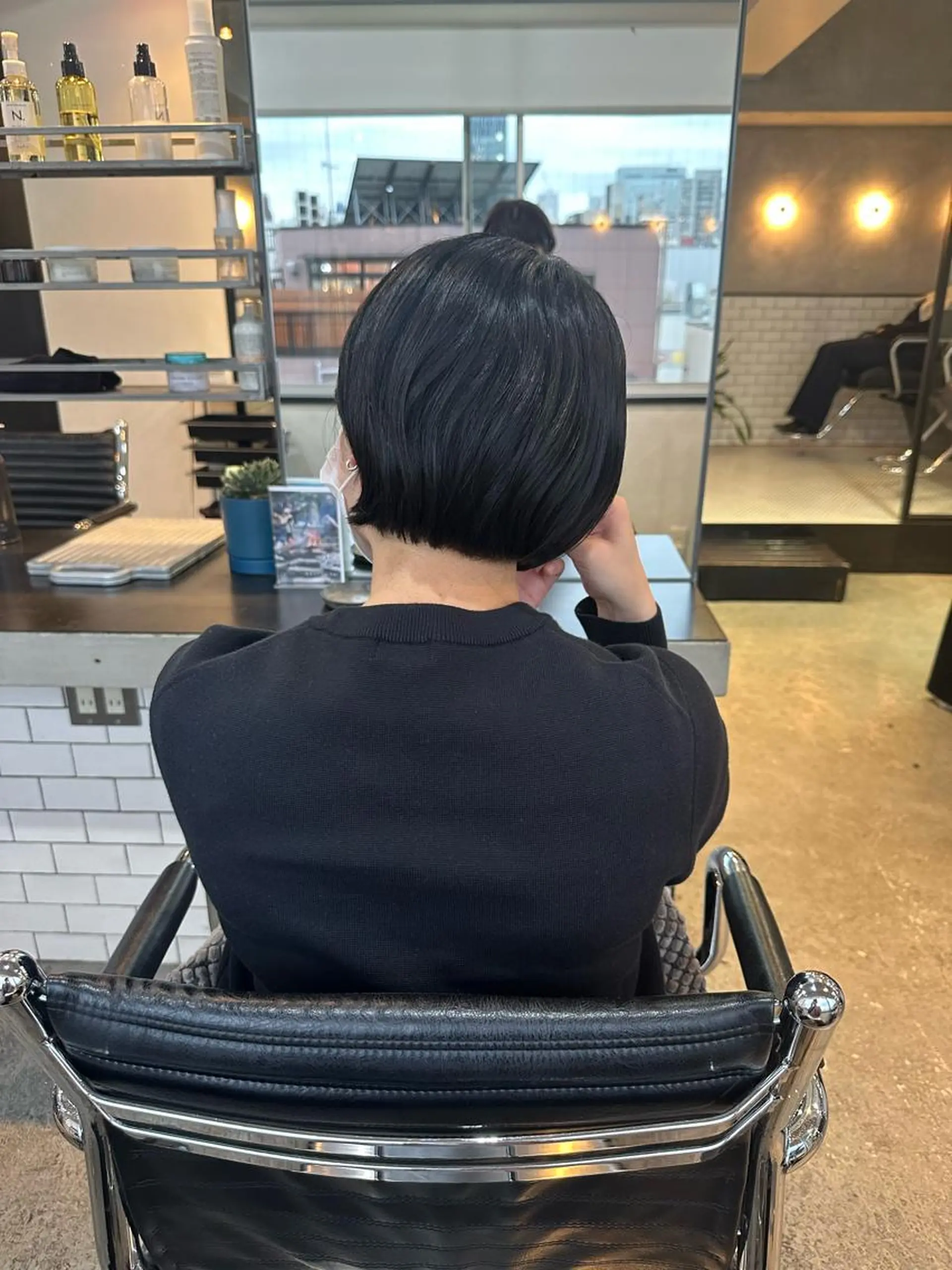 ショート カラー ヘアアレンジ ショートヘア stylist/蛯谷 珠里のヘアスタイル