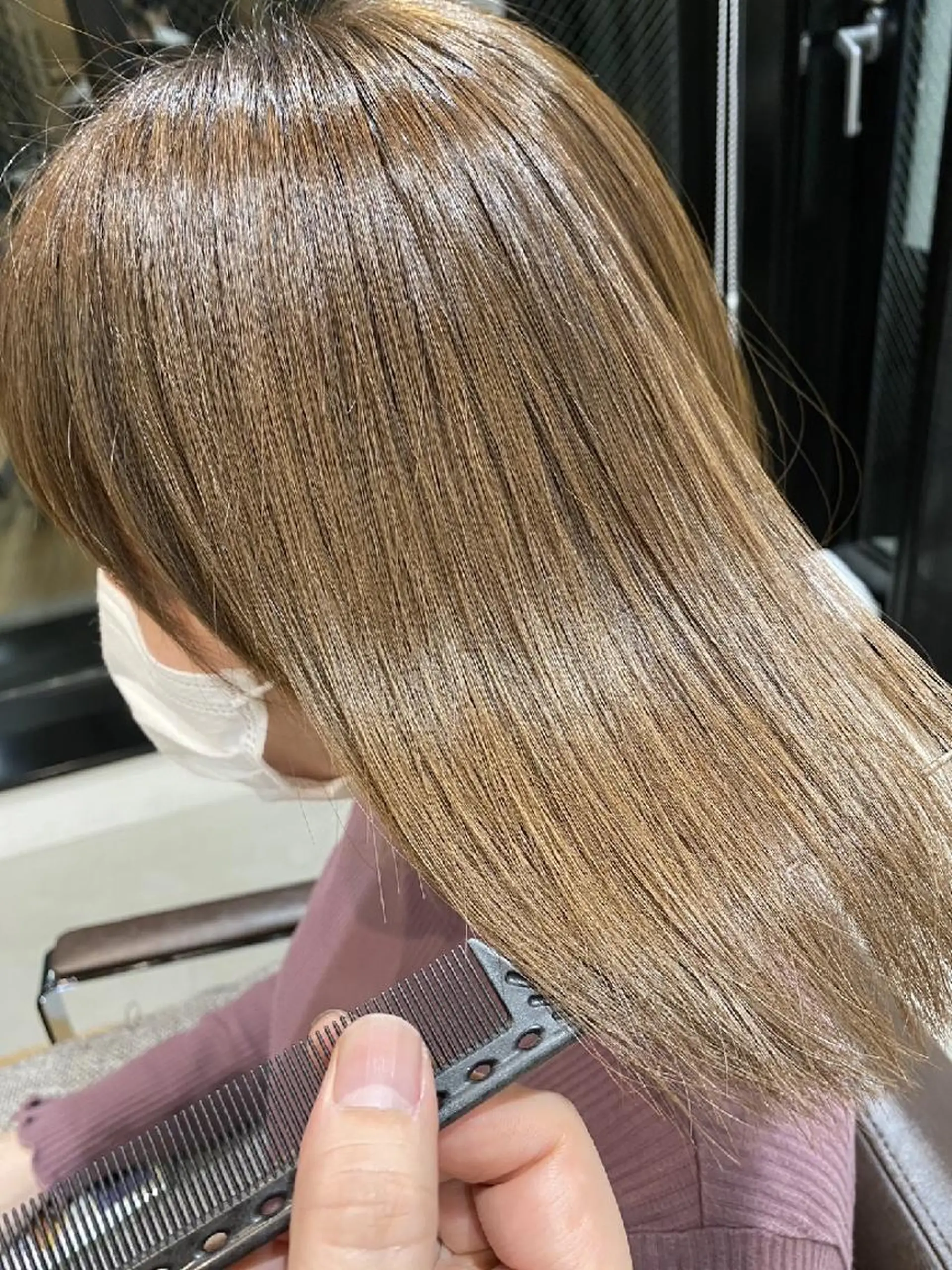 ロング 髪質改善 トリートメント 24時間営業中‼️ 髪質改善/美容師レムのヘアスタイル