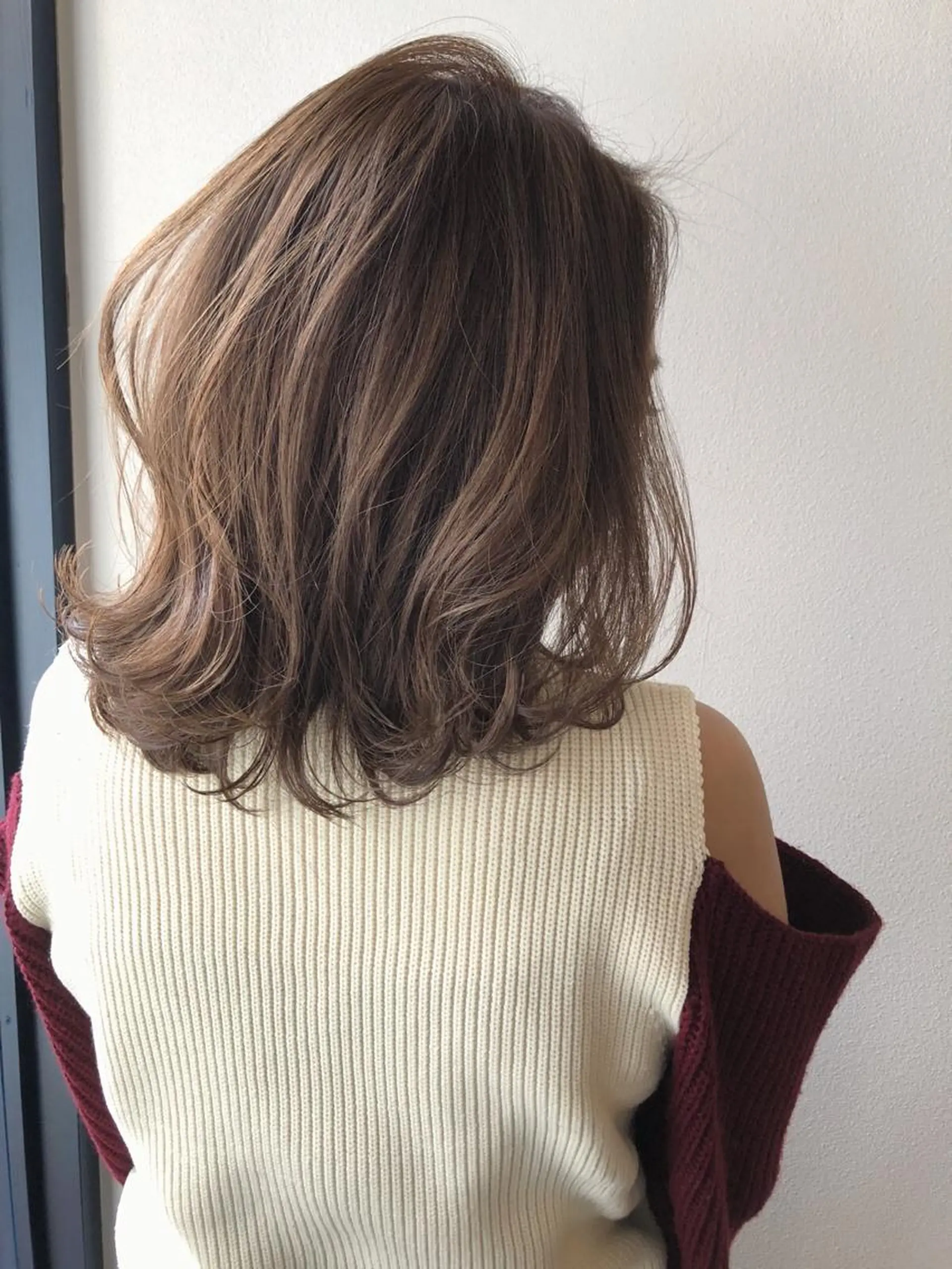 ミディアム カラー ベージュカラー 透明感カラー Beauty Salon  peige所属・peige 斉藤✨大人ヘアー✨のヘアスタイル