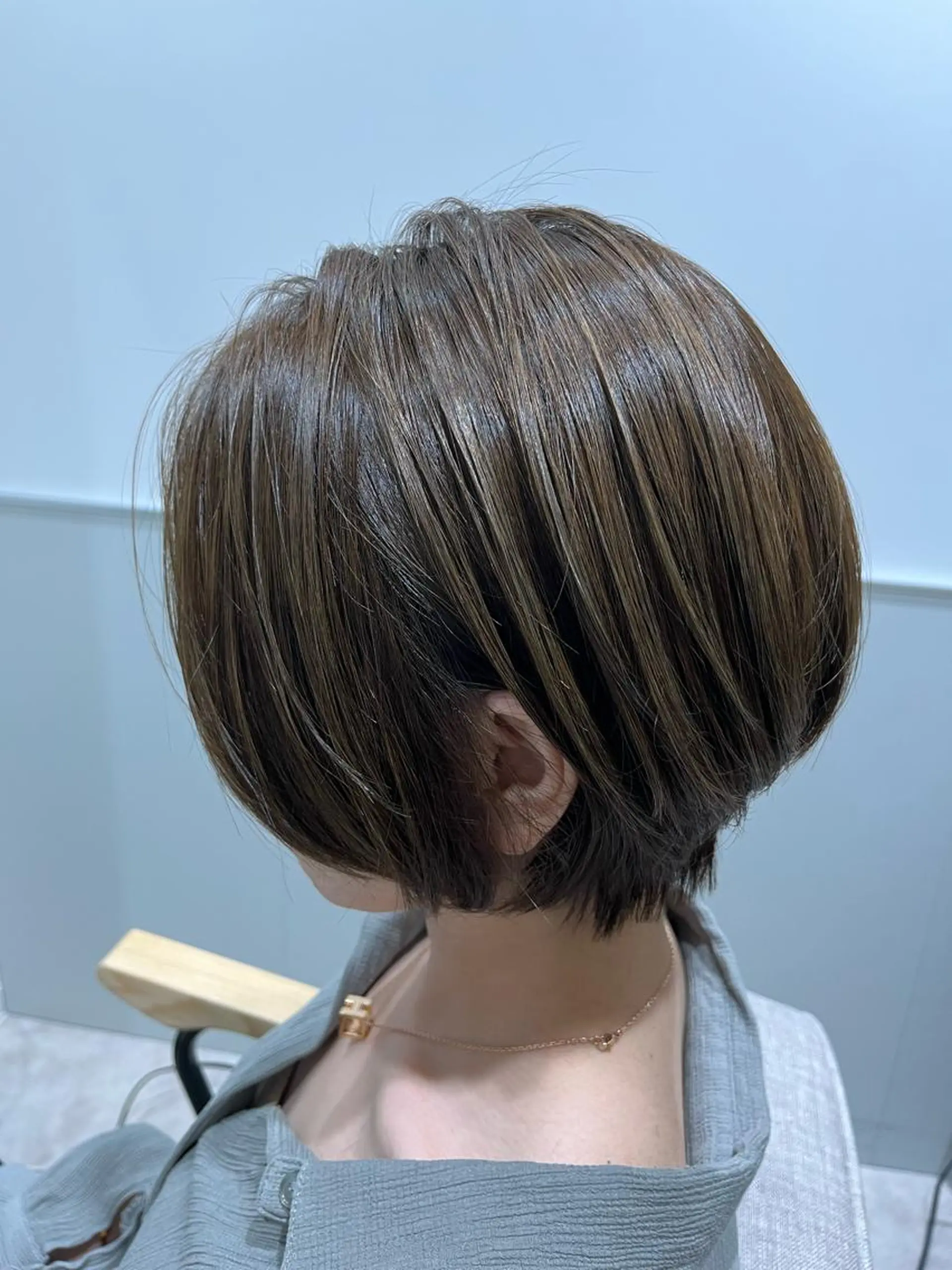 ショート ボブ 髪質改善 韓国風ヘア シースルーバング ショートヘア カット ヘアカラー ヘアセット BACANCES〜バカンス〜所属・👑👑👑👑工藤 敬👑👑👑👑のヘアスタイル