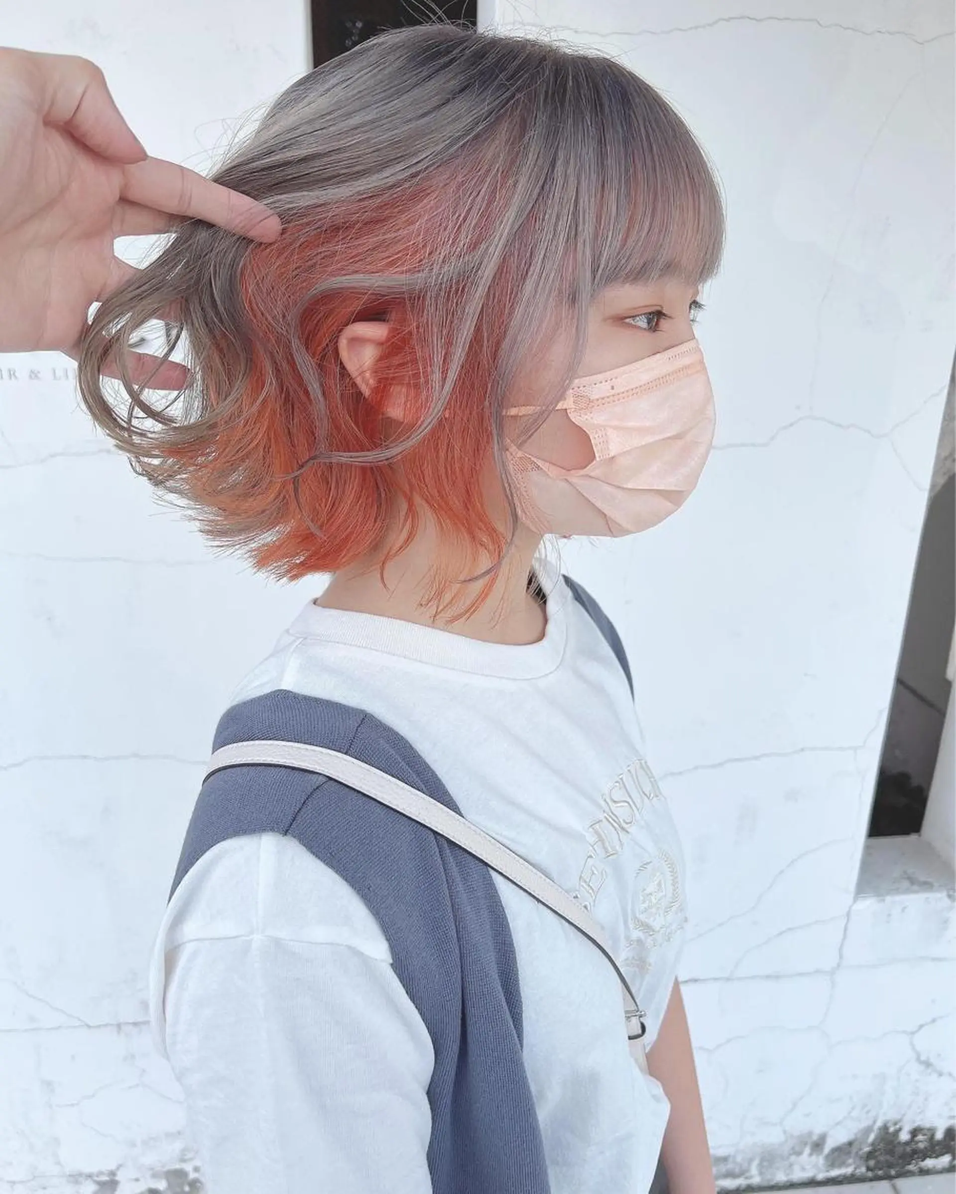 ミディアム ヘアカラー トリートメント 具志 正太のヘアスタイル