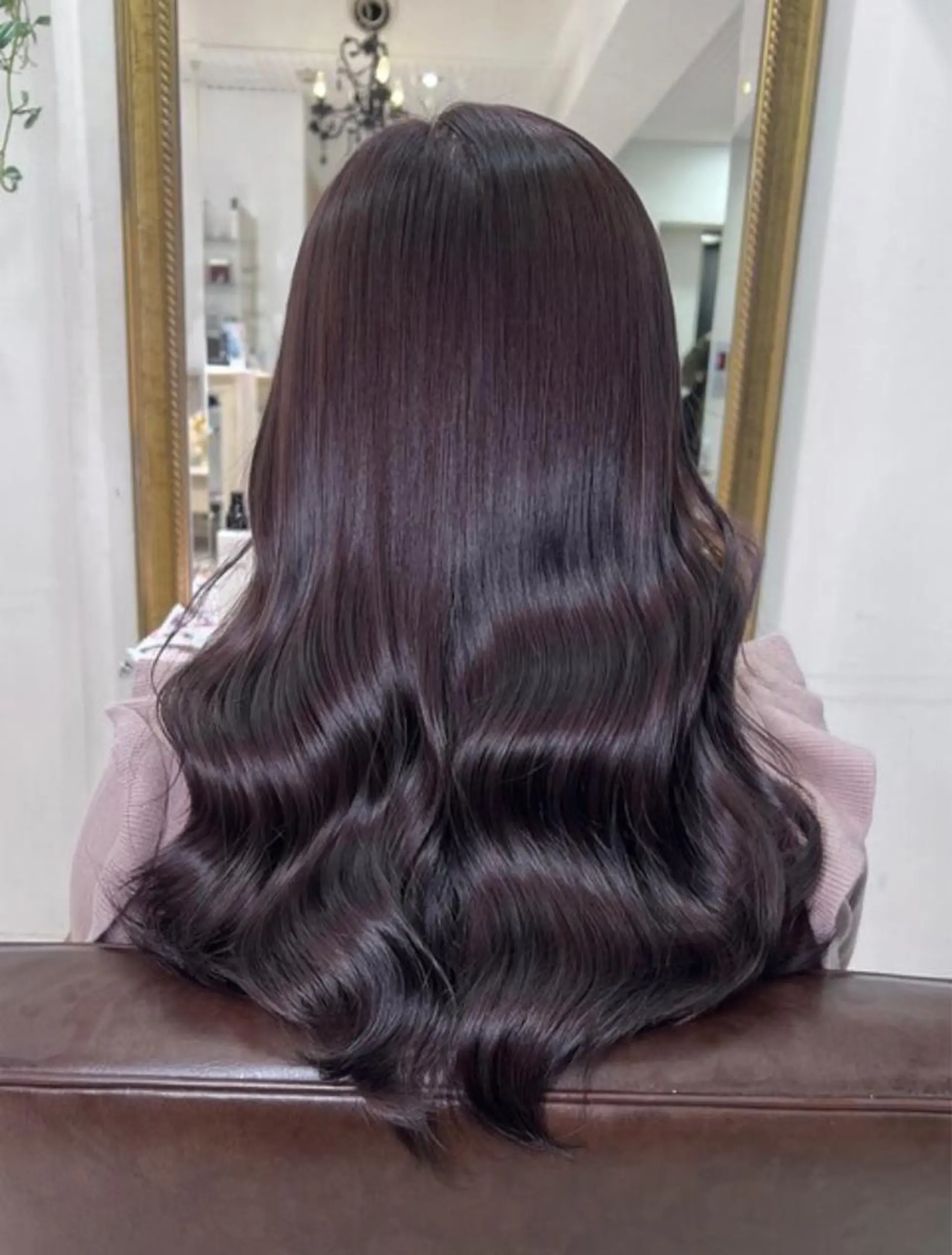 ロング カラー ヘアカラー トリートメント 艶カラー🩵中久保 舞優🩵のヘアスタイル