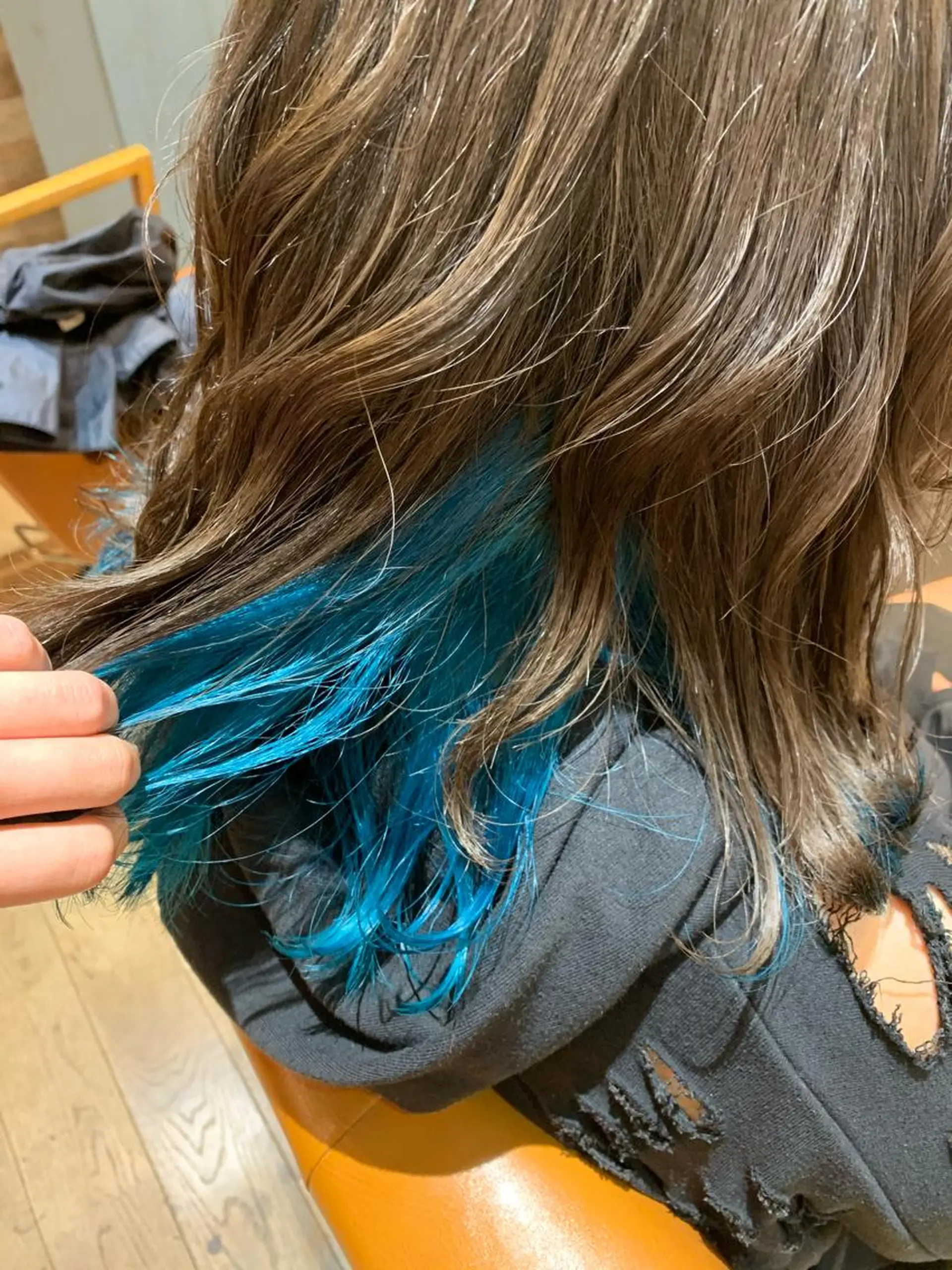 セミロング カラー ヘアアレンジ ヘアカラー トリートメント 🦋韓国ヘア 坂本 菜摘🦋のヘアスタイル