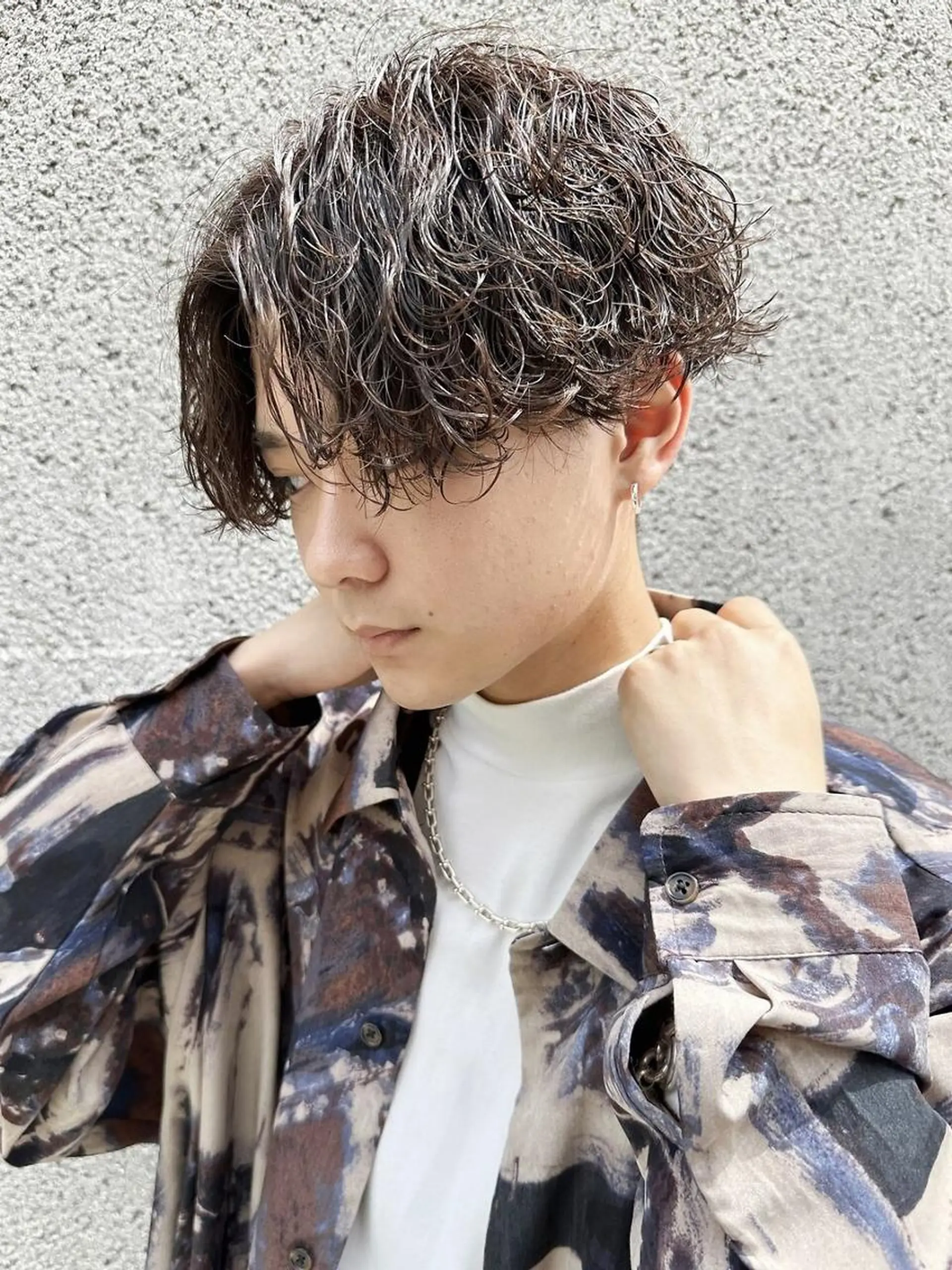 パーマ メンズ カット パーマ ⚡️札幌メンズ特化 ⚡️パーマの達人⚡️のヘアスタイル
