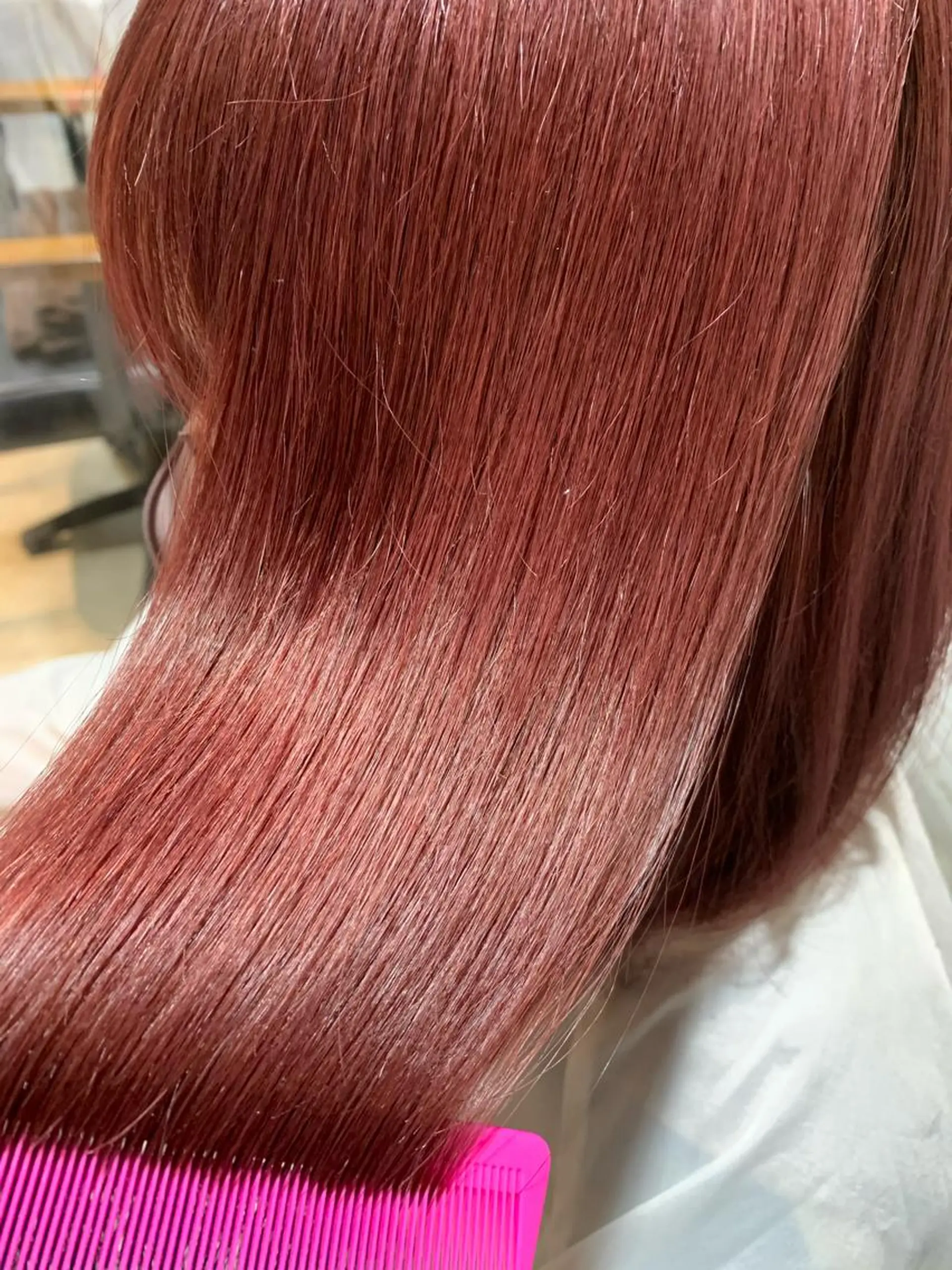 ミディアム カラー ヘアアレンジ 髪質改善/縮毛/新宿 🫧SUZUKA🫧のヘアスタイル