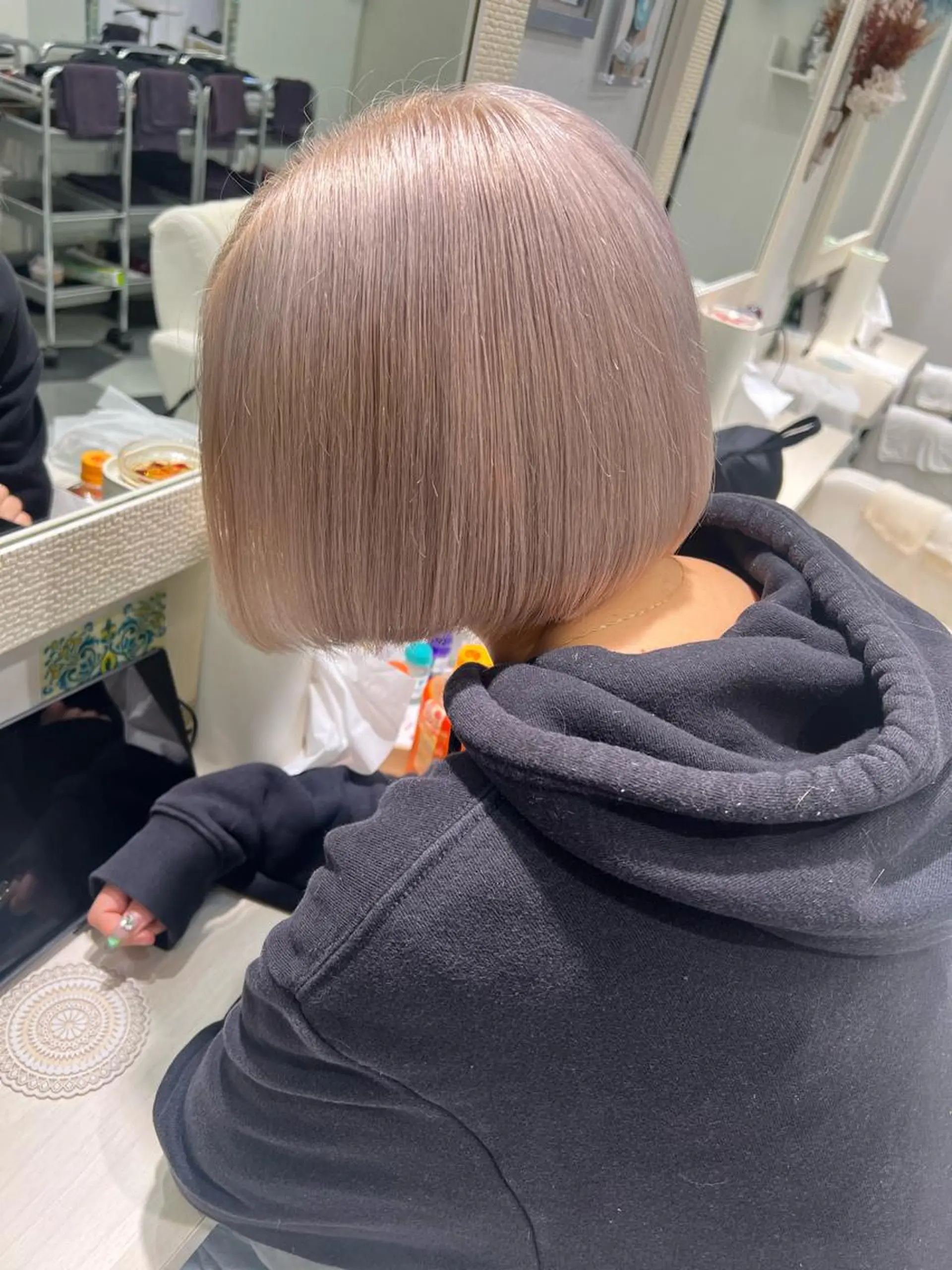 ショート カラー ボブ Lapis 池袋店所属・MASHIRO 🩵Lapis池袋店のヘアスタイル