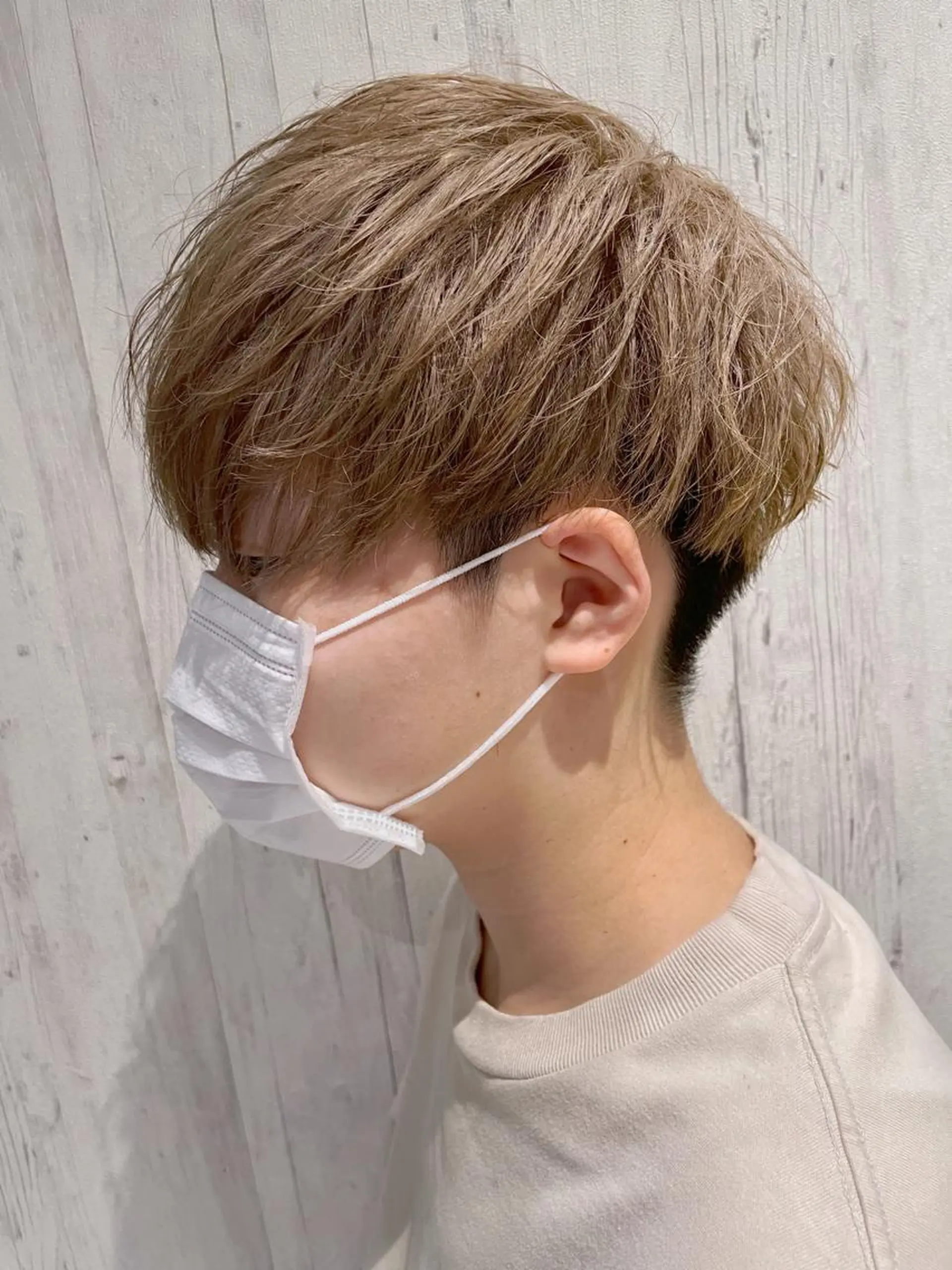 ミディアム カラー メンズ EMANON新宿南口所属・🦄中性ウルフ ☁️Shiori🦄のヘアスタイル