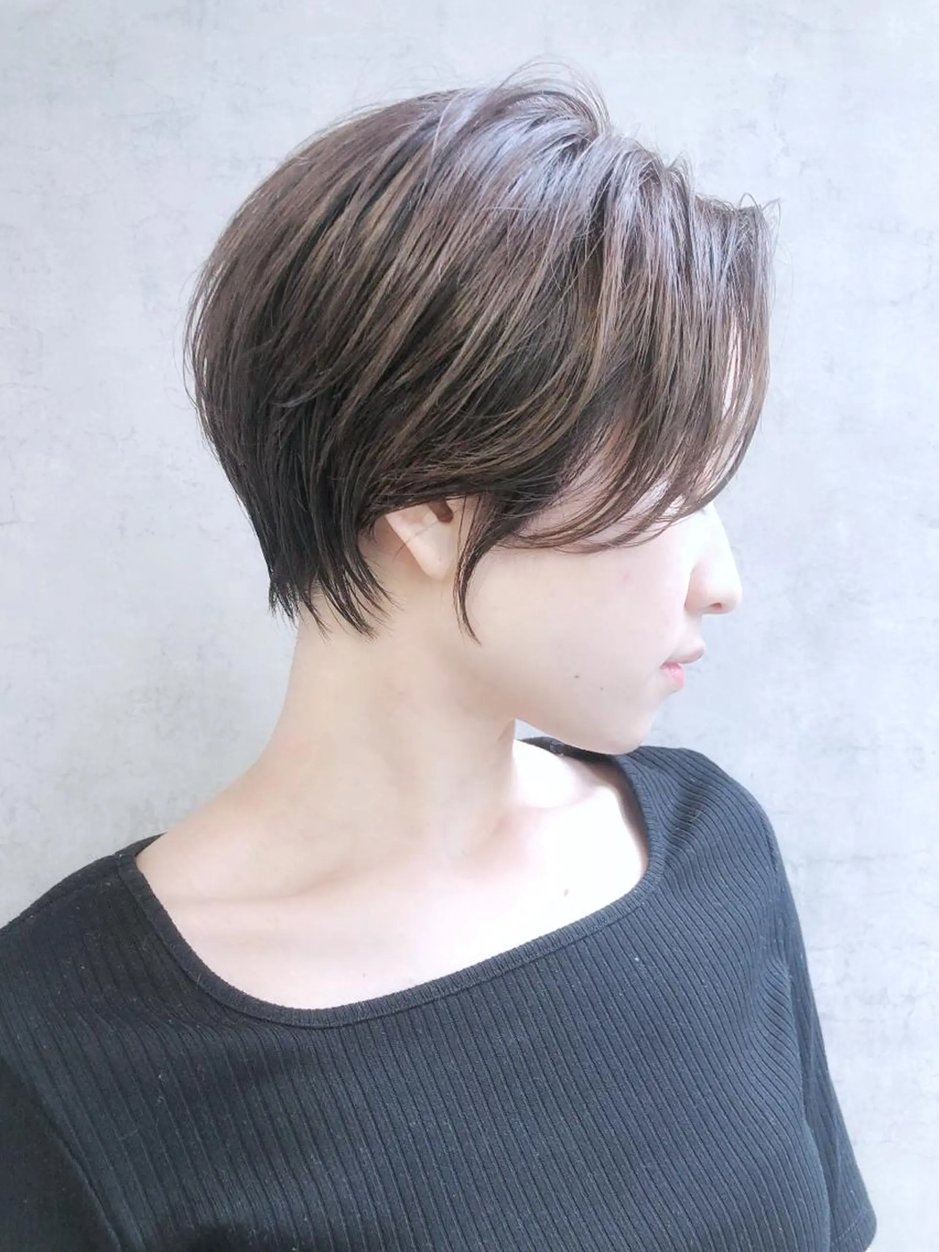 ショート カット ヘアカラー トリートメント ノアヘアデザイン町田店所属・似合わせ特化 國吉真弥のヘアスタイル