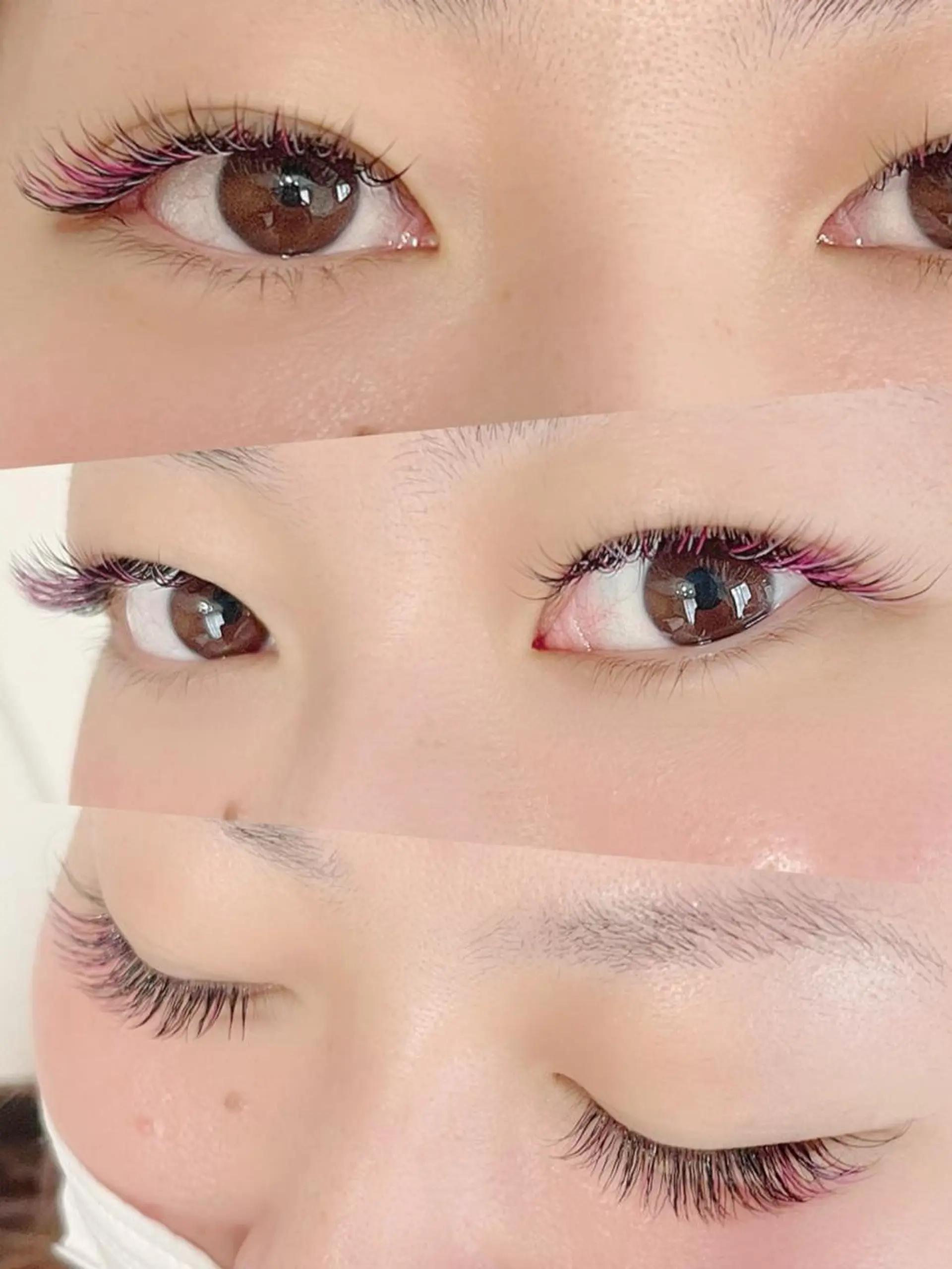 マツエク・マツパ カラーマツエク マツエク Alviseye studio清水千織のマツエク・マツパデザイン