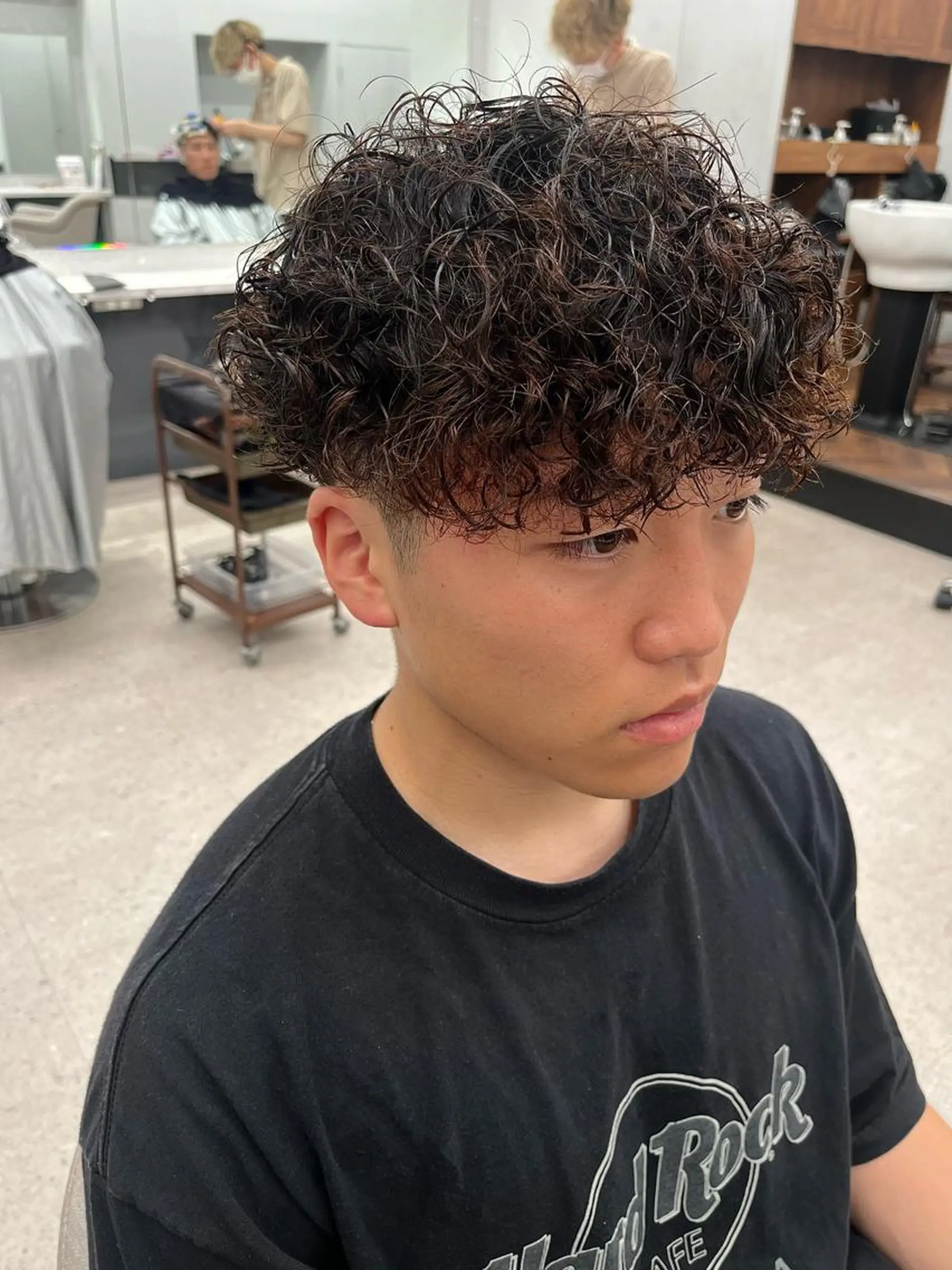 パーマ メンズ カット パーマ 🍐シャドウパーマ メンズ特化/守岡🍐のヘアスタイル