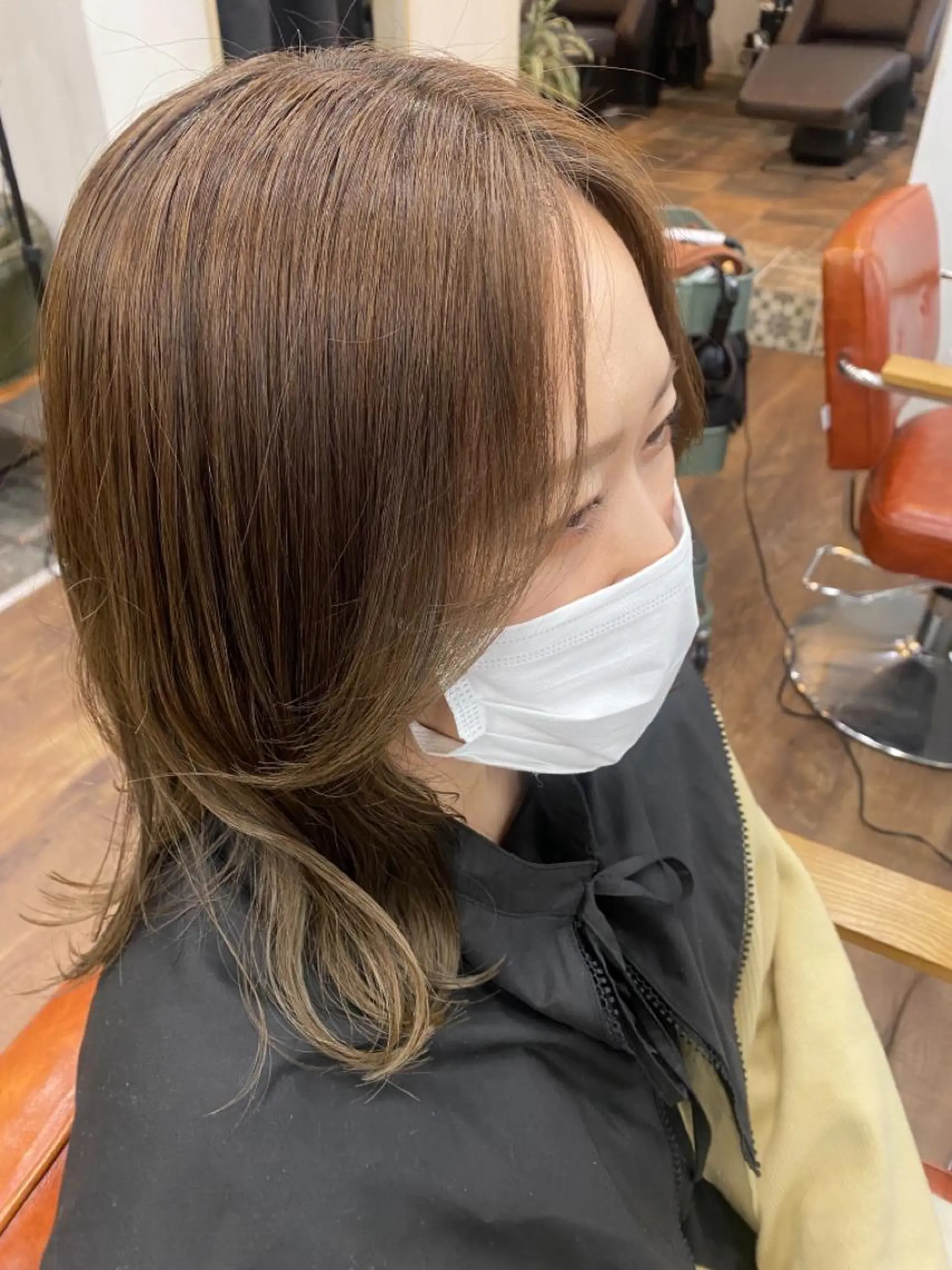 ミディアム 脇谷 拓弥のヘアスタイル