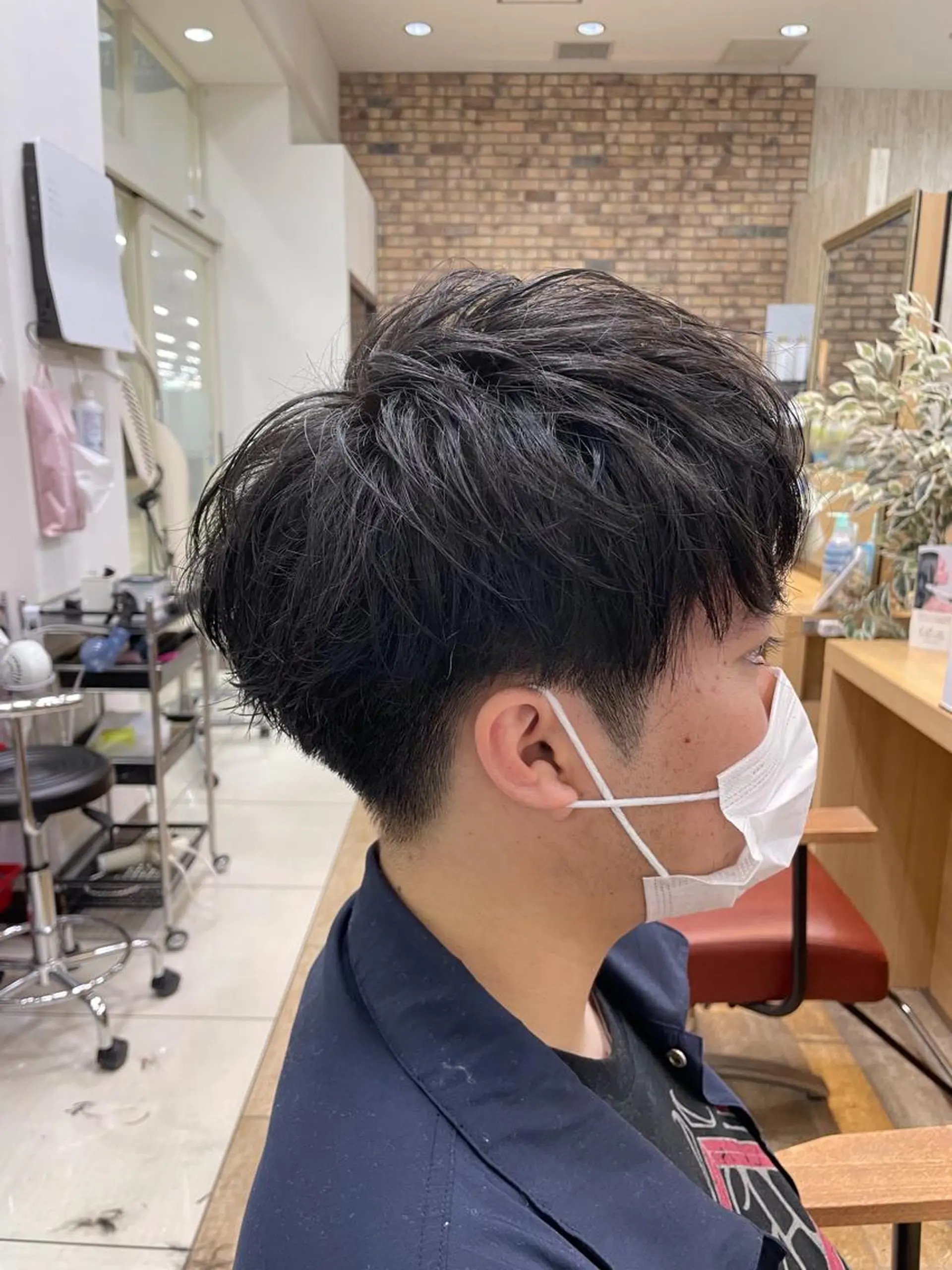 メンズ マッシュ カット 💫カットパーマ💫 伊原虎太郎のヘアスタイル