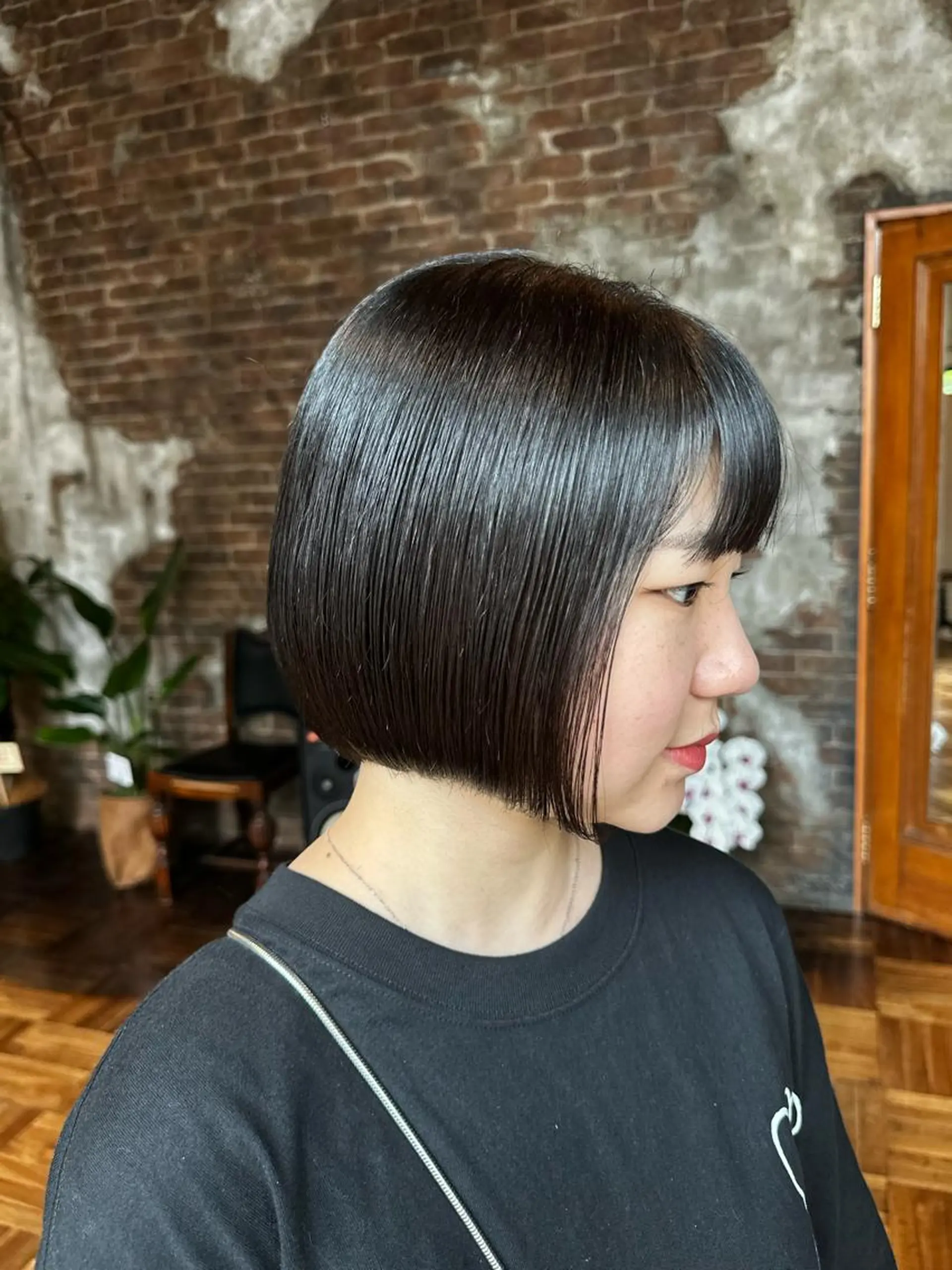 ミディアム カット トリートメント ヘッドスパ 韓国レイヤー✨ yasuko銀座のヘアスタイル