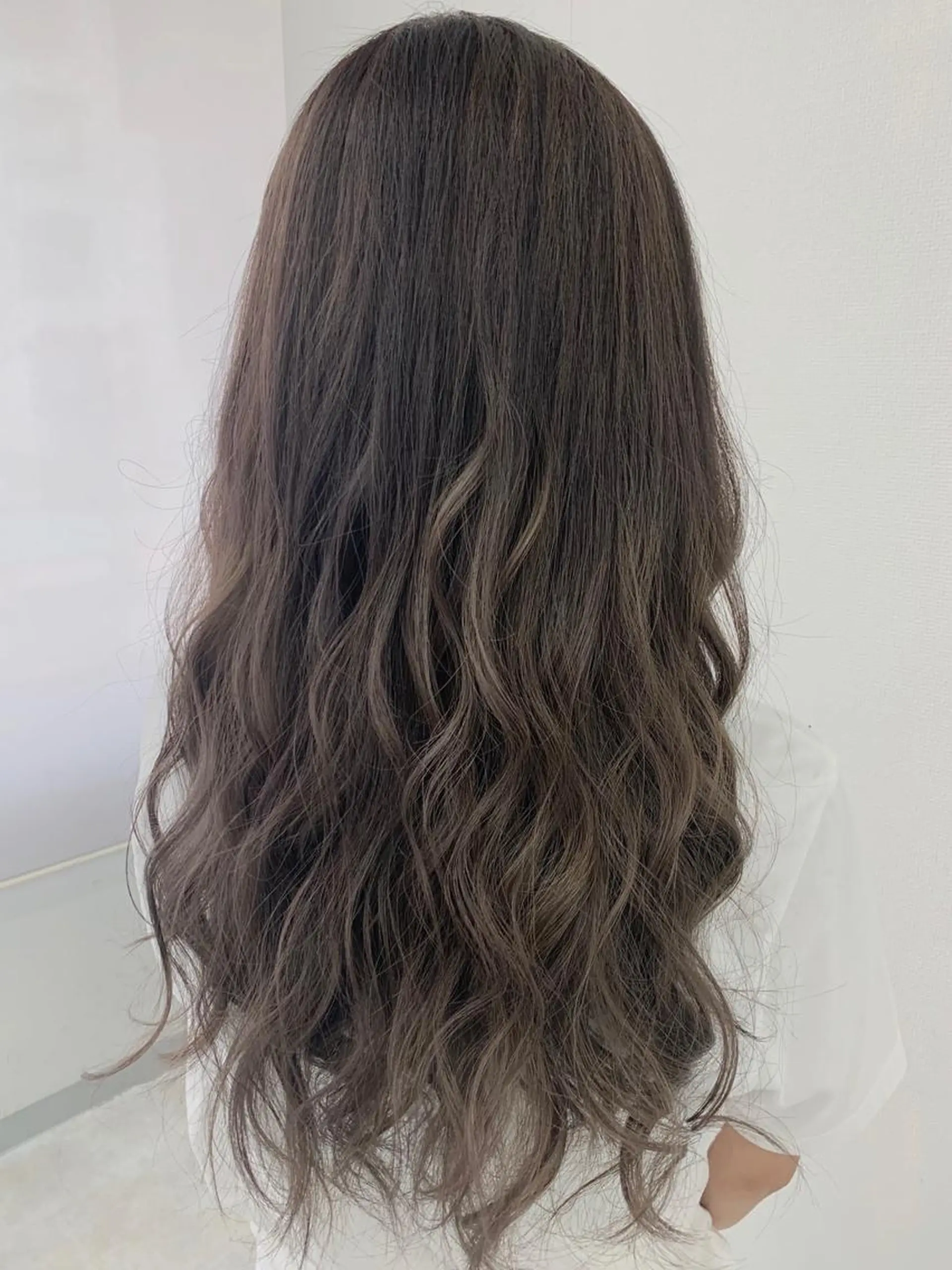 ロング カット ヘアカラー トリートメント ameet さくらのヘアスタイル