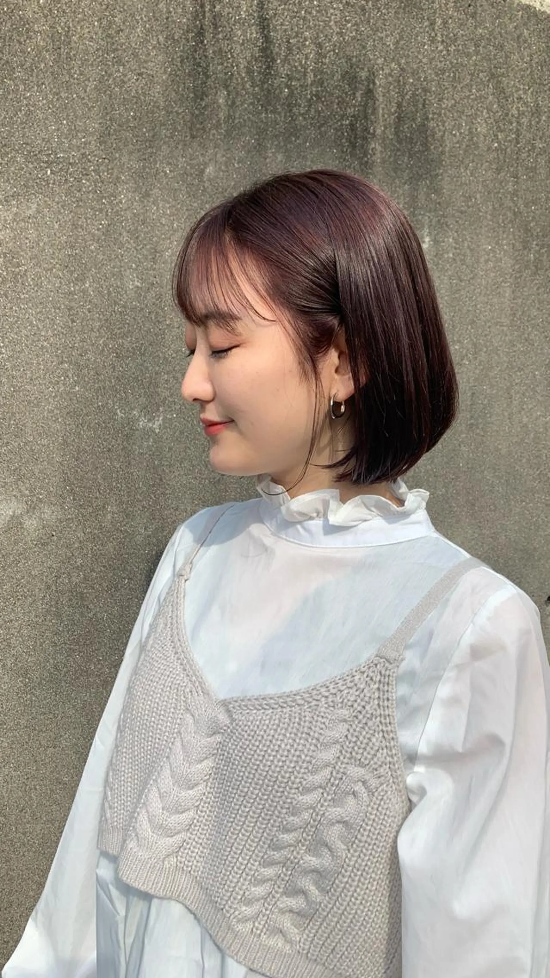 カラー SABO 🪴岡田知佳のヘアスタイル