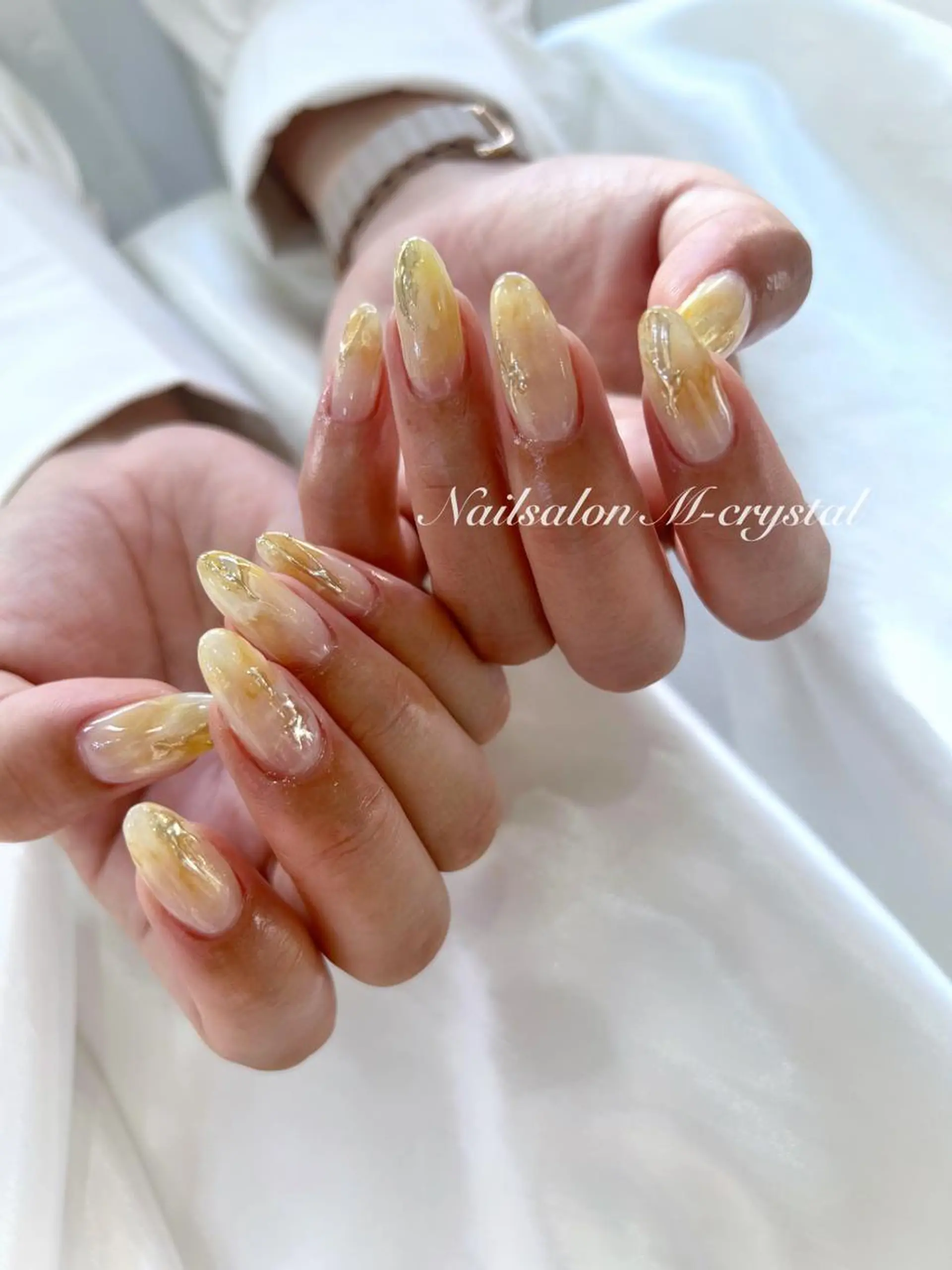 セミロング Nailsalon M-crystalのネイルデザイン