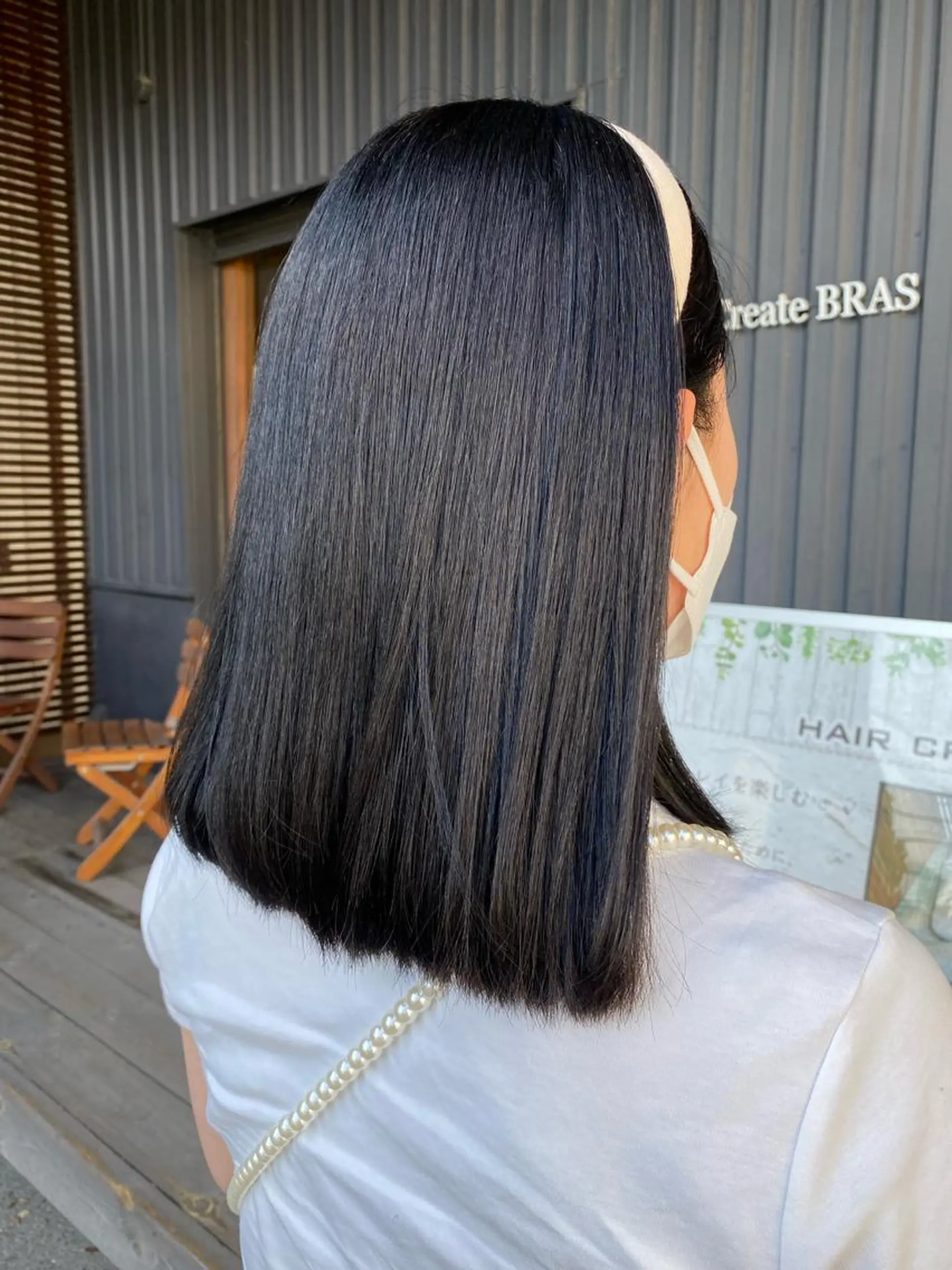 ロング 縮毛矯正 縮毛矯正 BRAS ナカガワのヘアスタイル