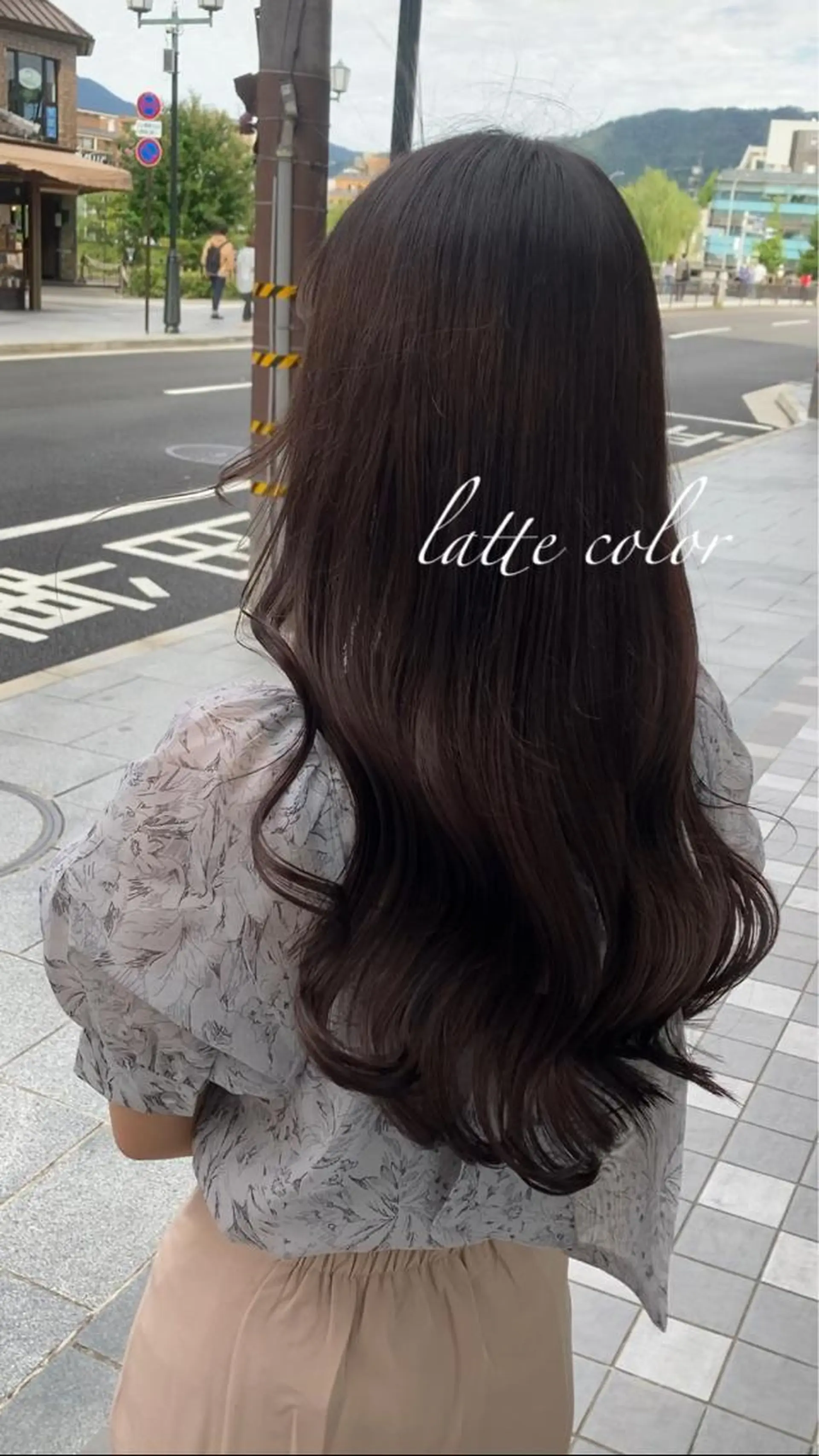 ロング カラー カット ヘアカラー Selenehair 三条本店のヘアスタイル