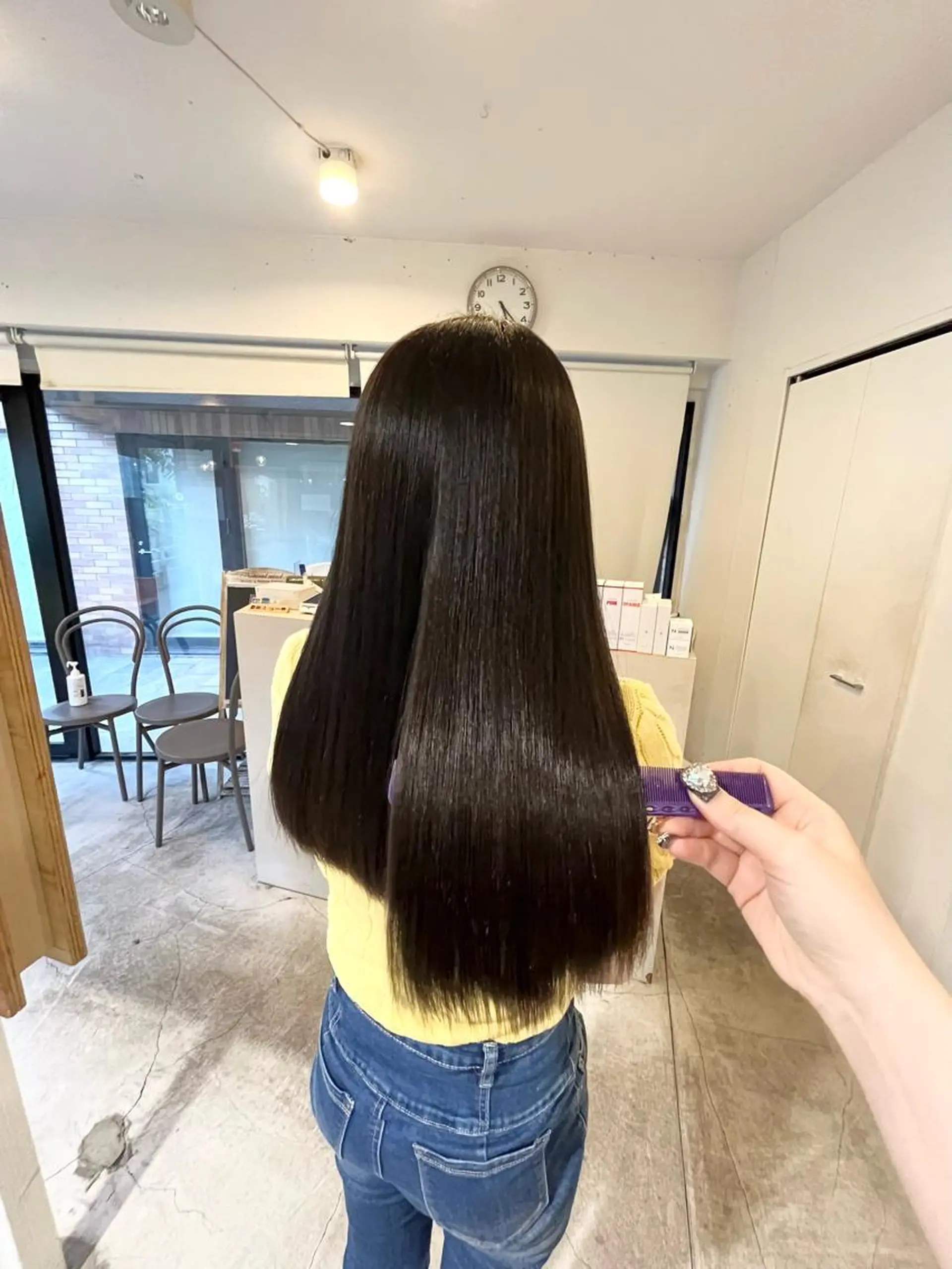 ロング カラー トリートメント 💗モテ髪 ハイトーンあや💗のヘアスタイル