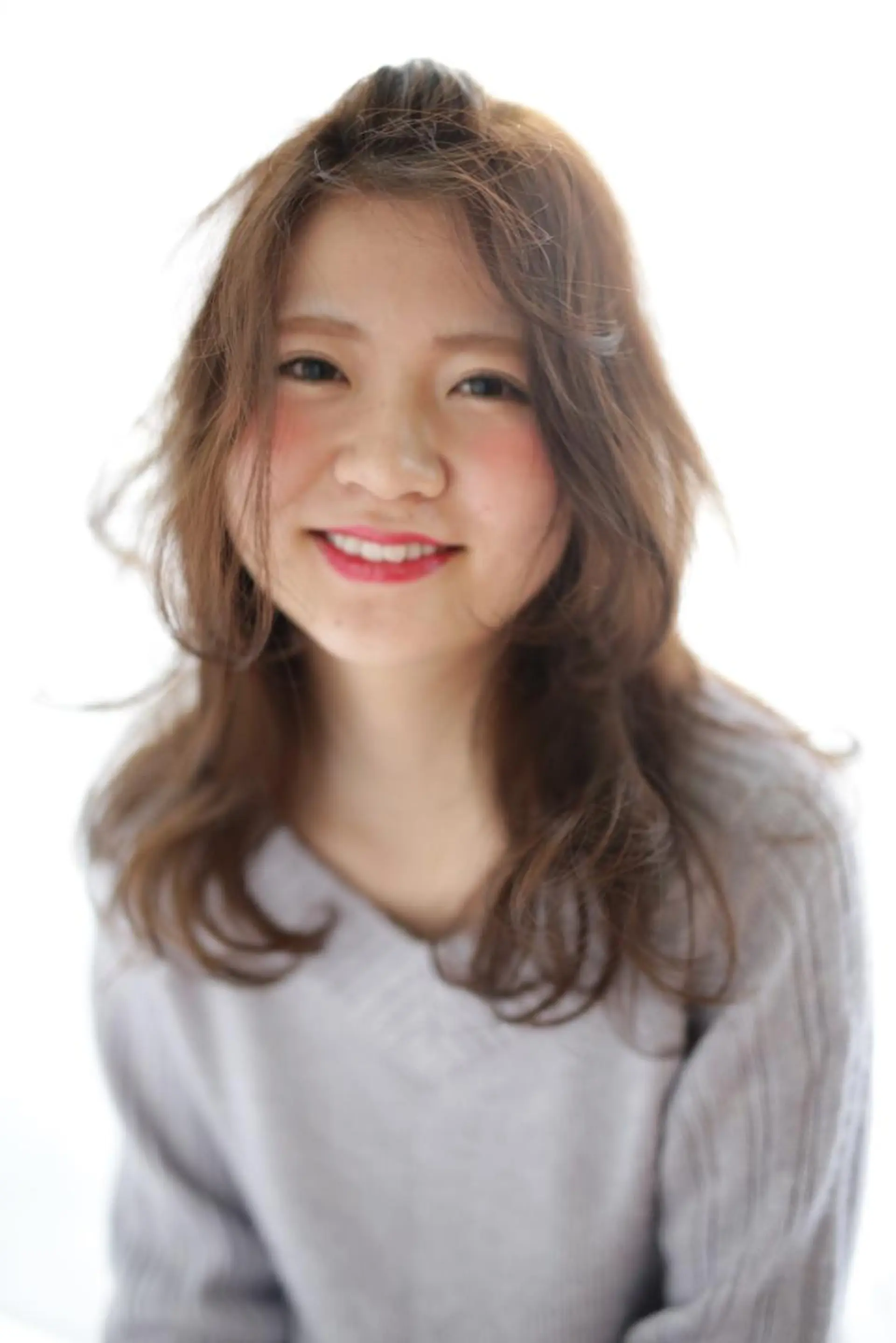 セミロング ロング カラー ヘアアレンジ 簡単アレンジ ReMix 新宿店所属・タジマ ヤスヒサのヘアスタイル