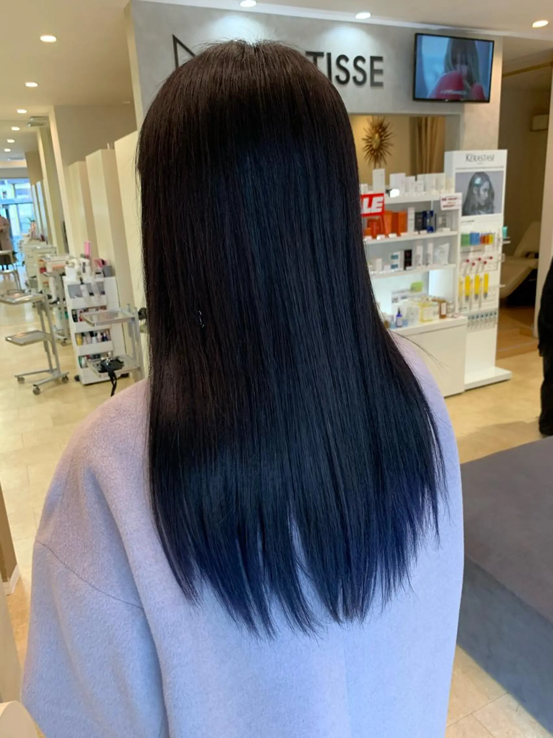 ロング カラー カット ヘアカラー トリートメント 西新/siohair 似合わせ/石尾刻矢のヘアスタイル