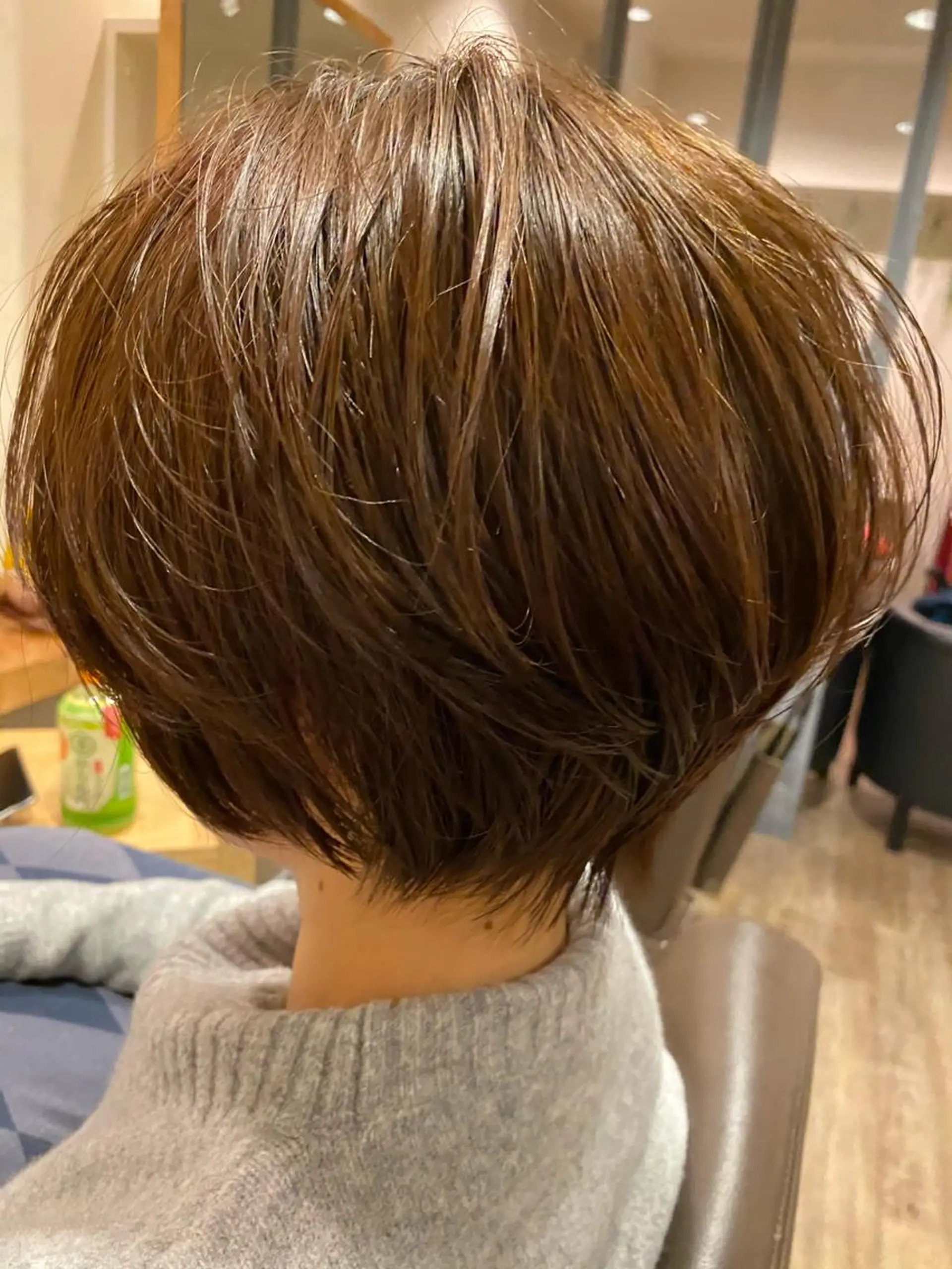 ショート 丸みショート ショートヘア Agu  hair rupia 金沢店所属・金沢美容室/ 艶髪/夜営業/JINのヘアスタイル