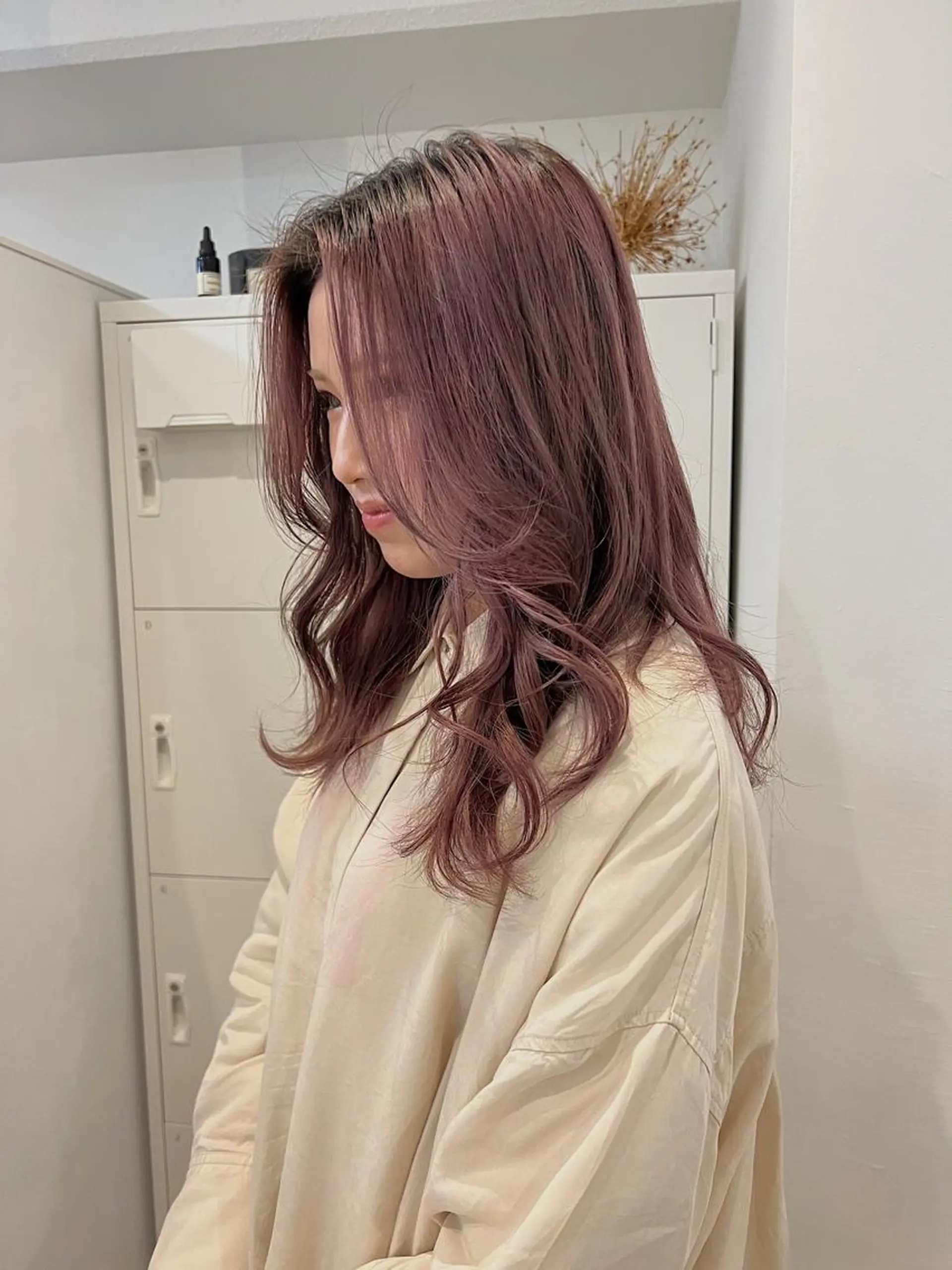 ロング カラー kakeru レイヤーボブパーマのヘアスタイル